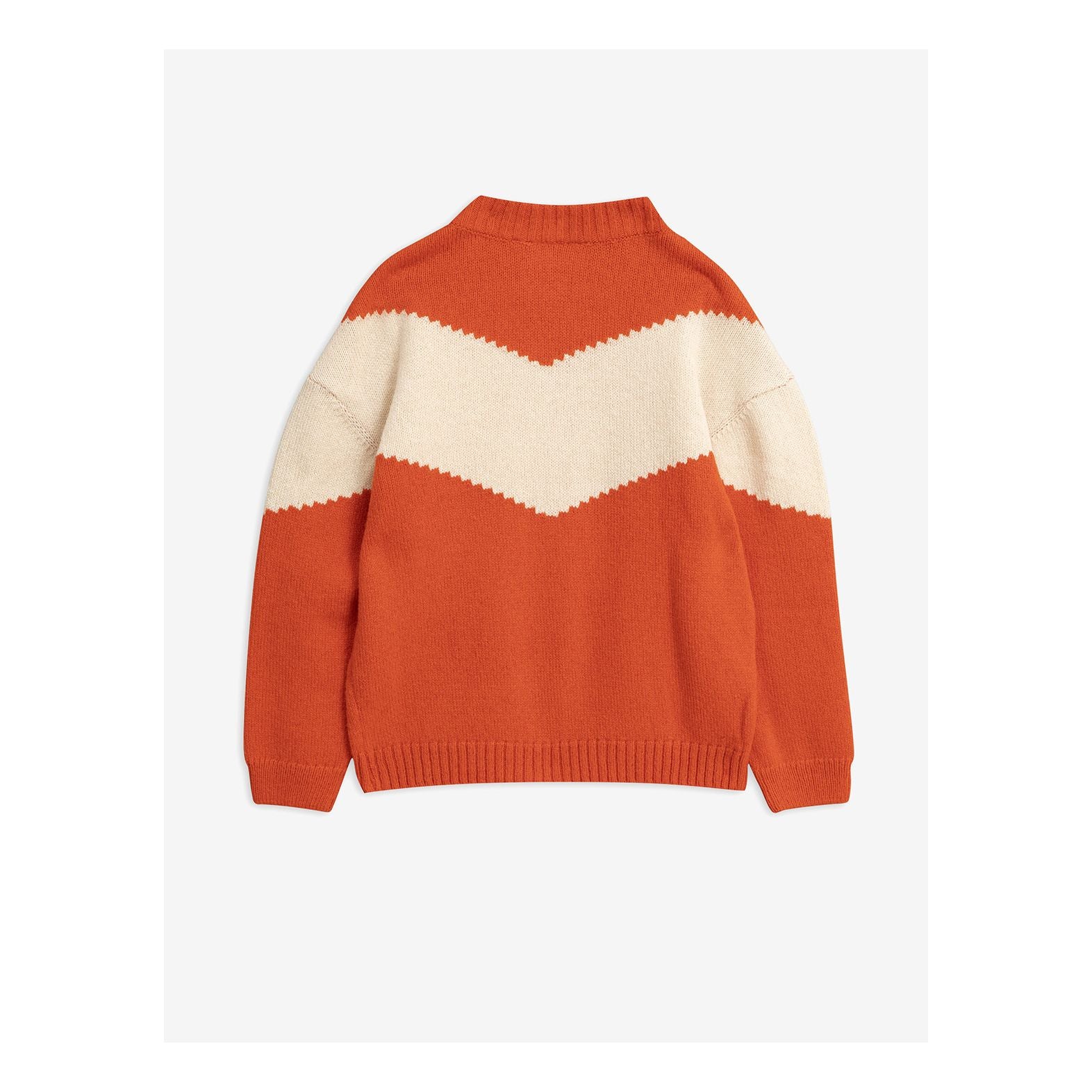 Boys & Girls Orange Panda Wool Sweater