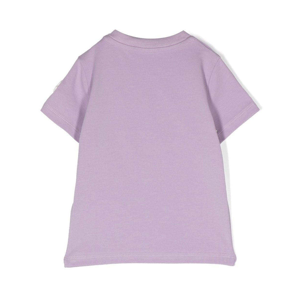 Baby Girls Purple Logo Cotton T-Shirt