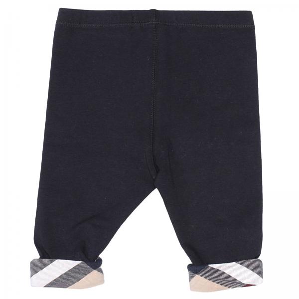 Baby Girls Black Cotton Trousers