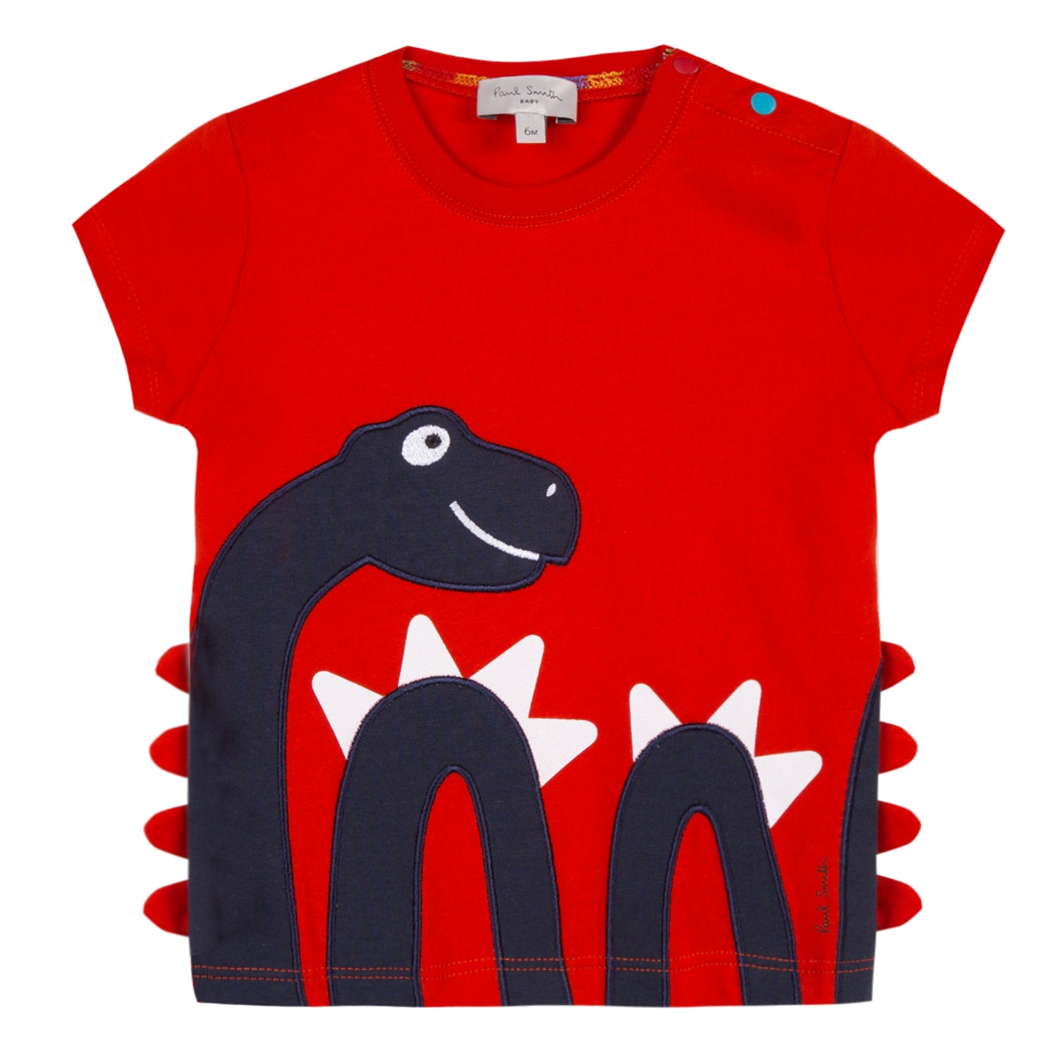 Baby Boys Red Snake Cotton T-shirt