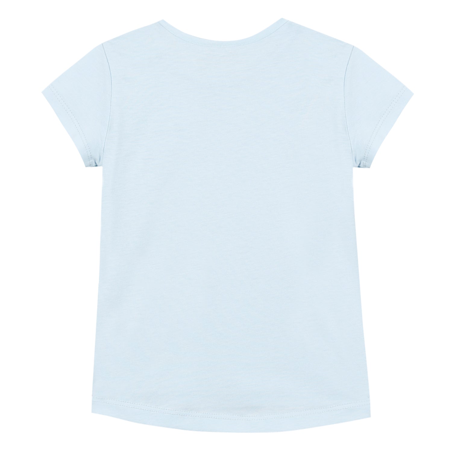 Baby Boys Light Blue Logo Cotton T-shirt