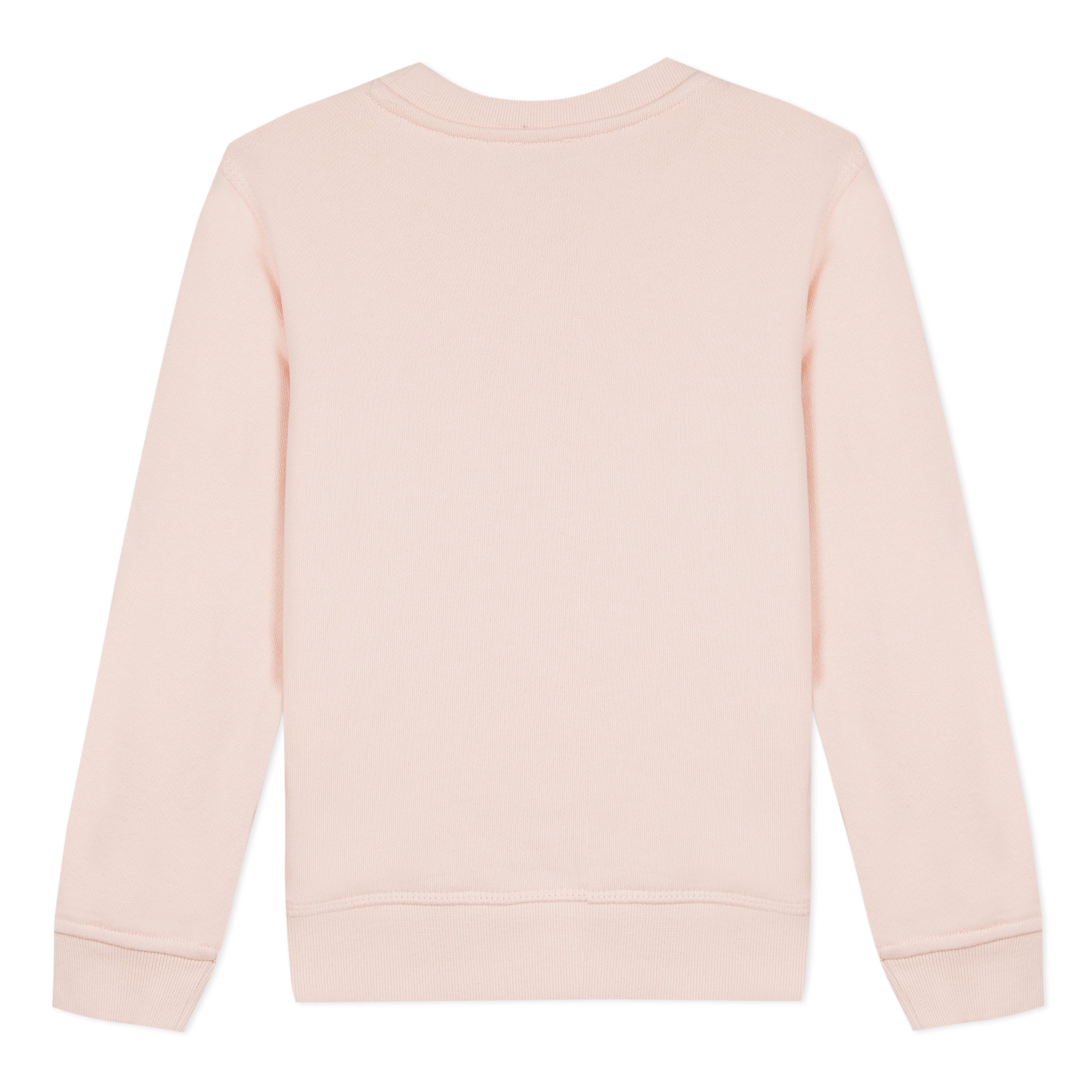 Girls Light Pink Cotton Sweatshirt