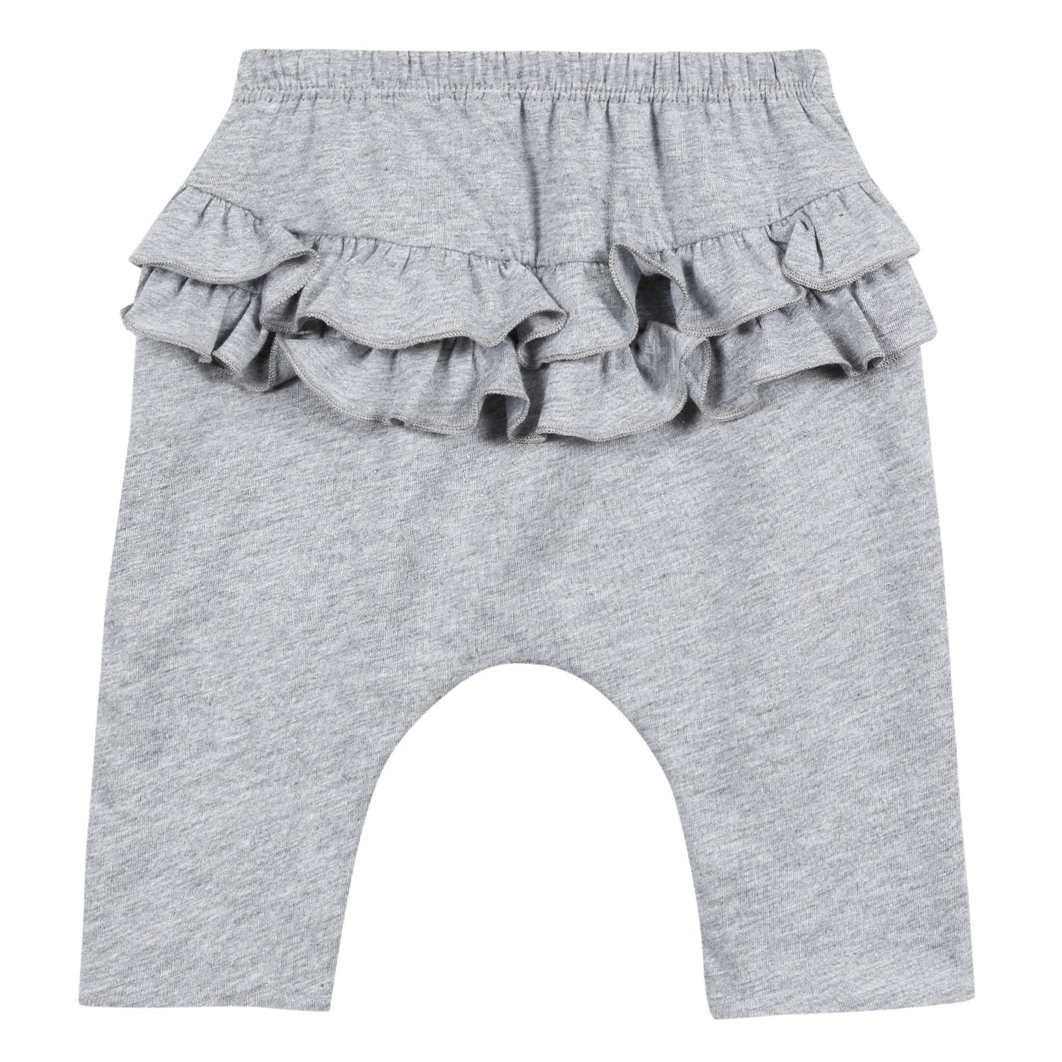 Girls Grey Cotton Trosuers