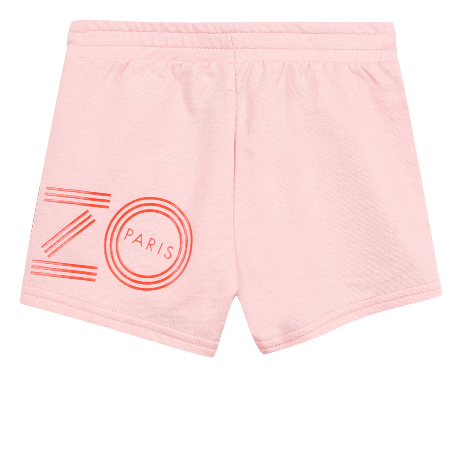 Girls Pink Cotton Shorts
