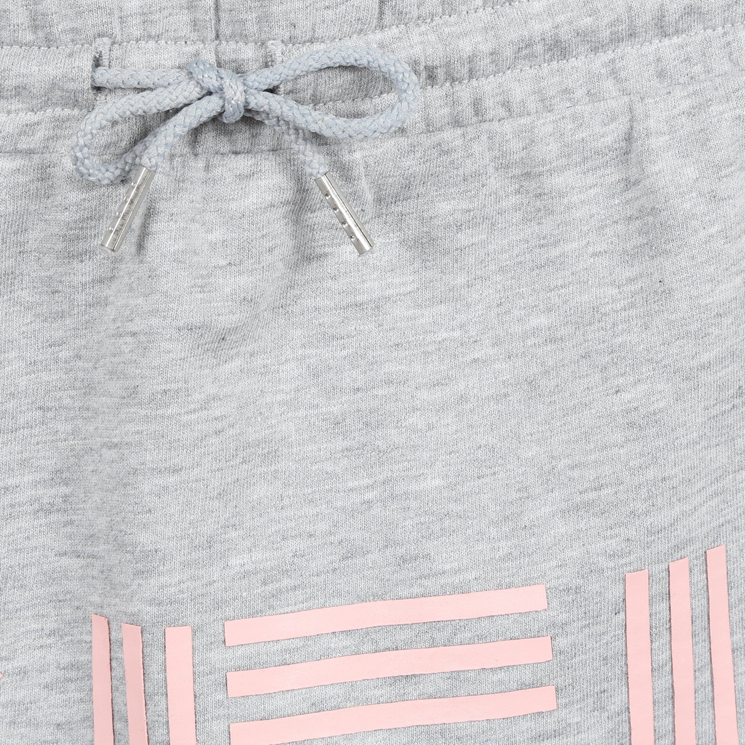 Girls Grey Logo Cotton Skirt