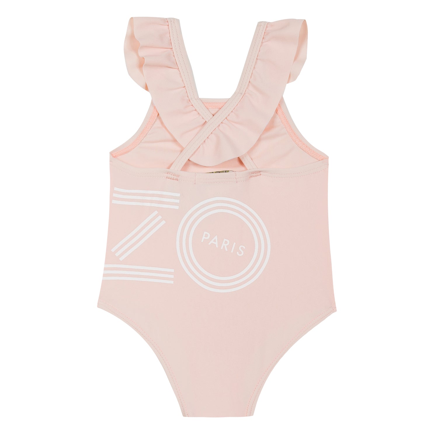 Baby Girls Light Pink Logo Swimwear