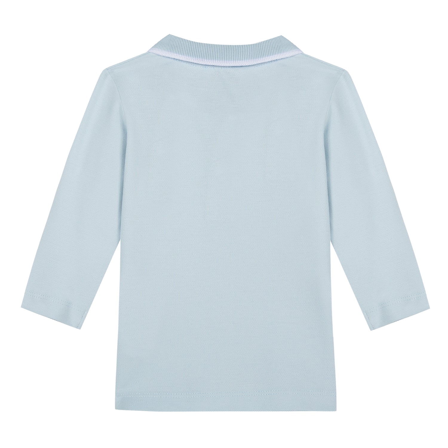 Baby Boys Light Blue Cotton Polo Shirt