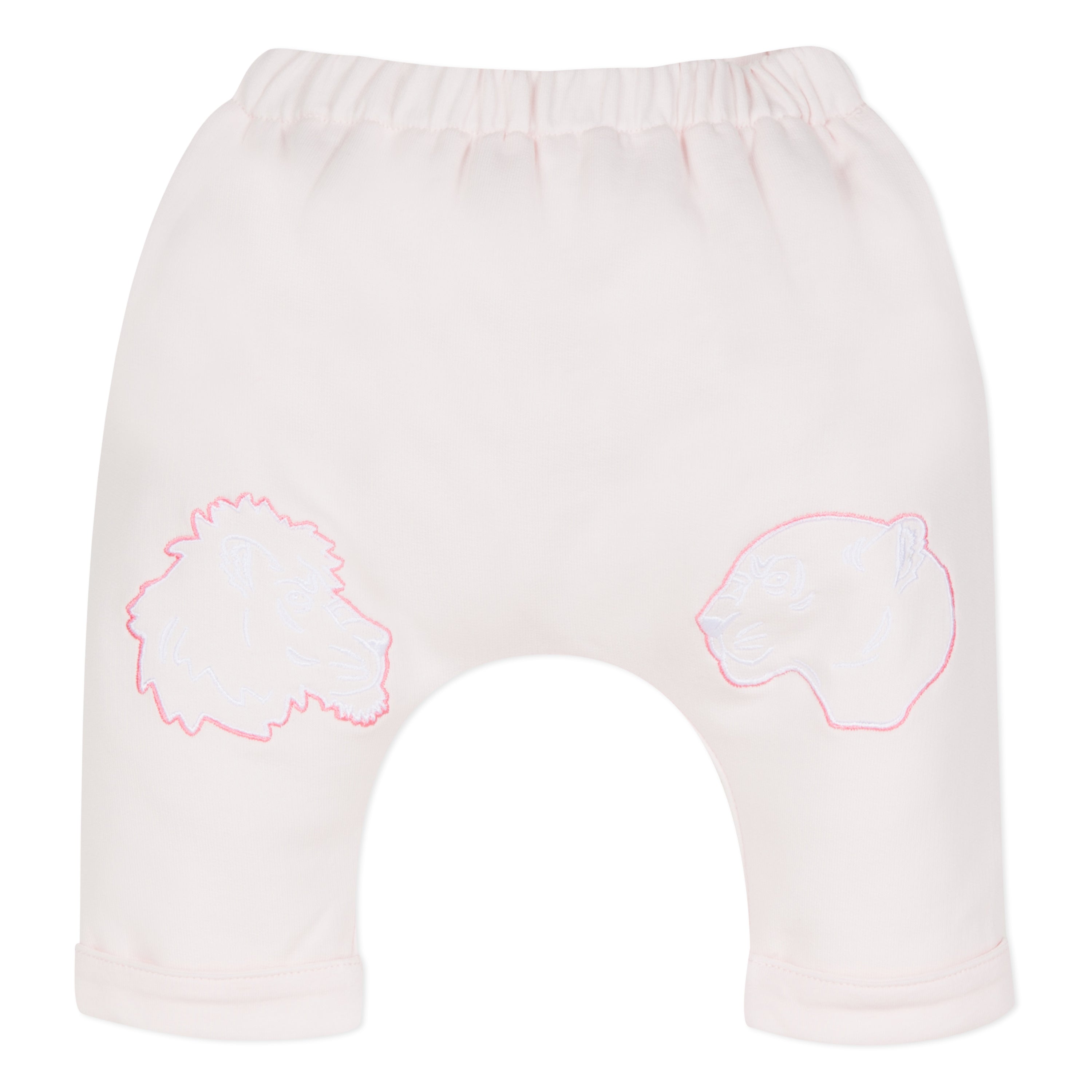 Baby Girls Light Pink Frill Cotton Trousers