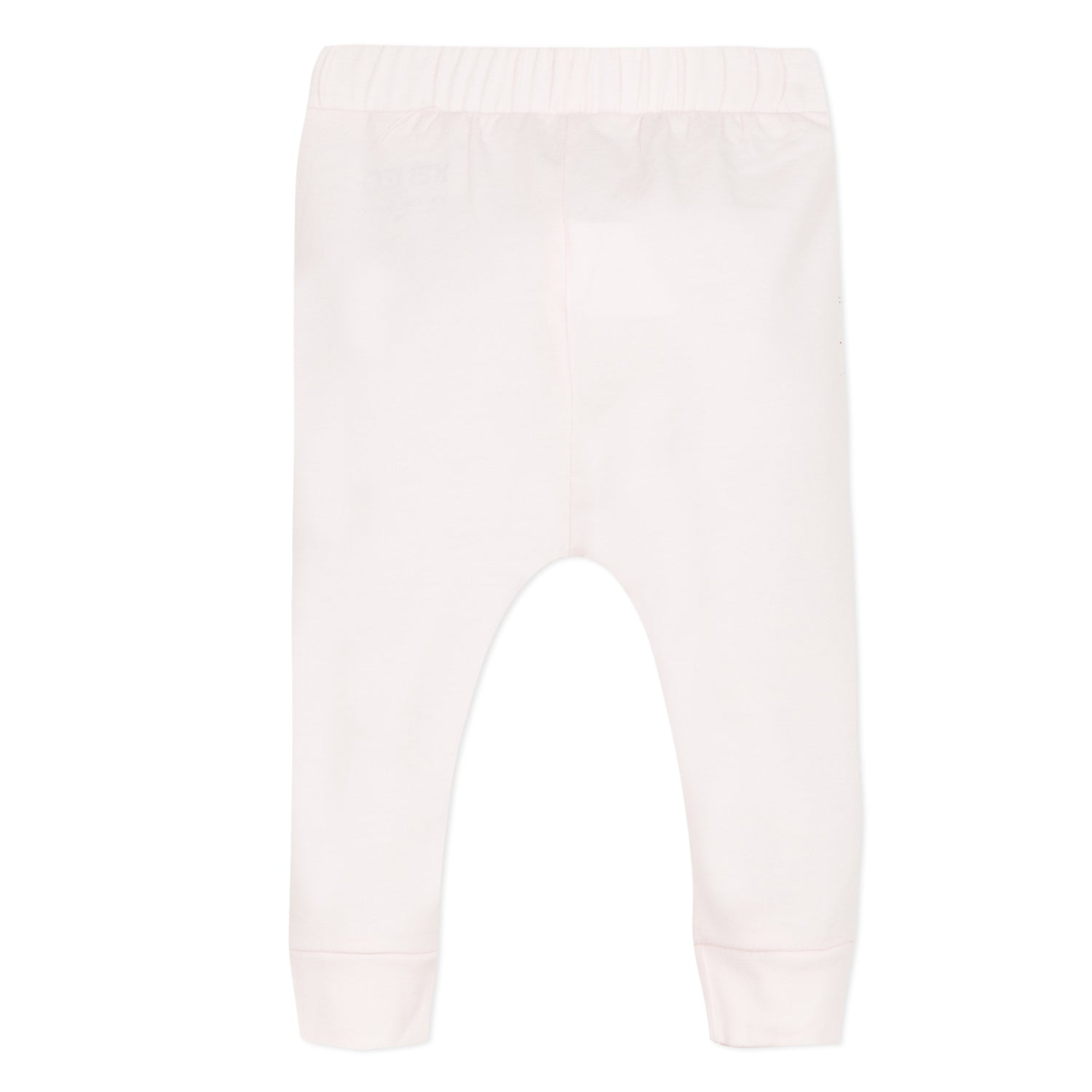 Baby Girls Light Pink Printing Cotton Trousers
