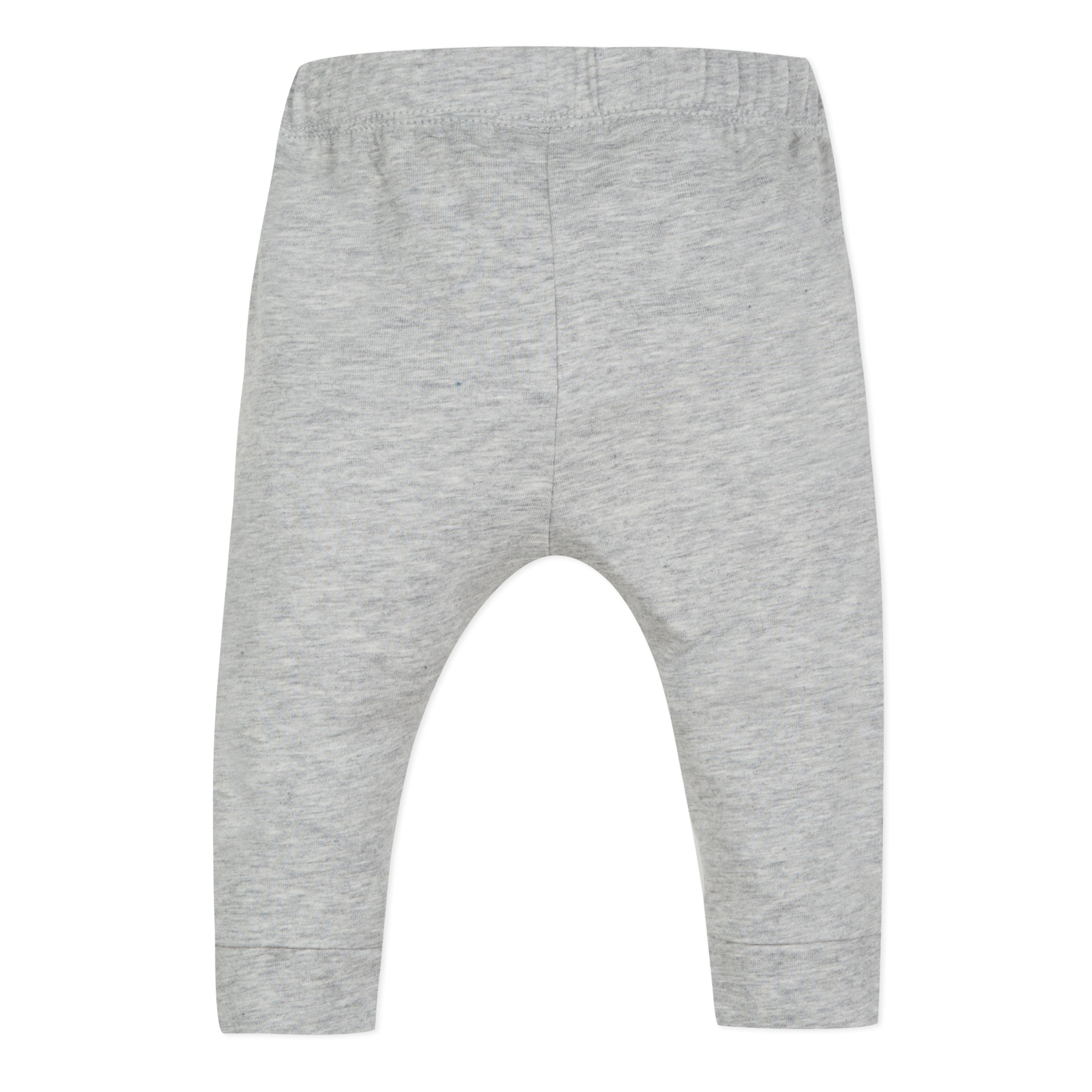 Baby Boys Grey Logo Cotton Trousers