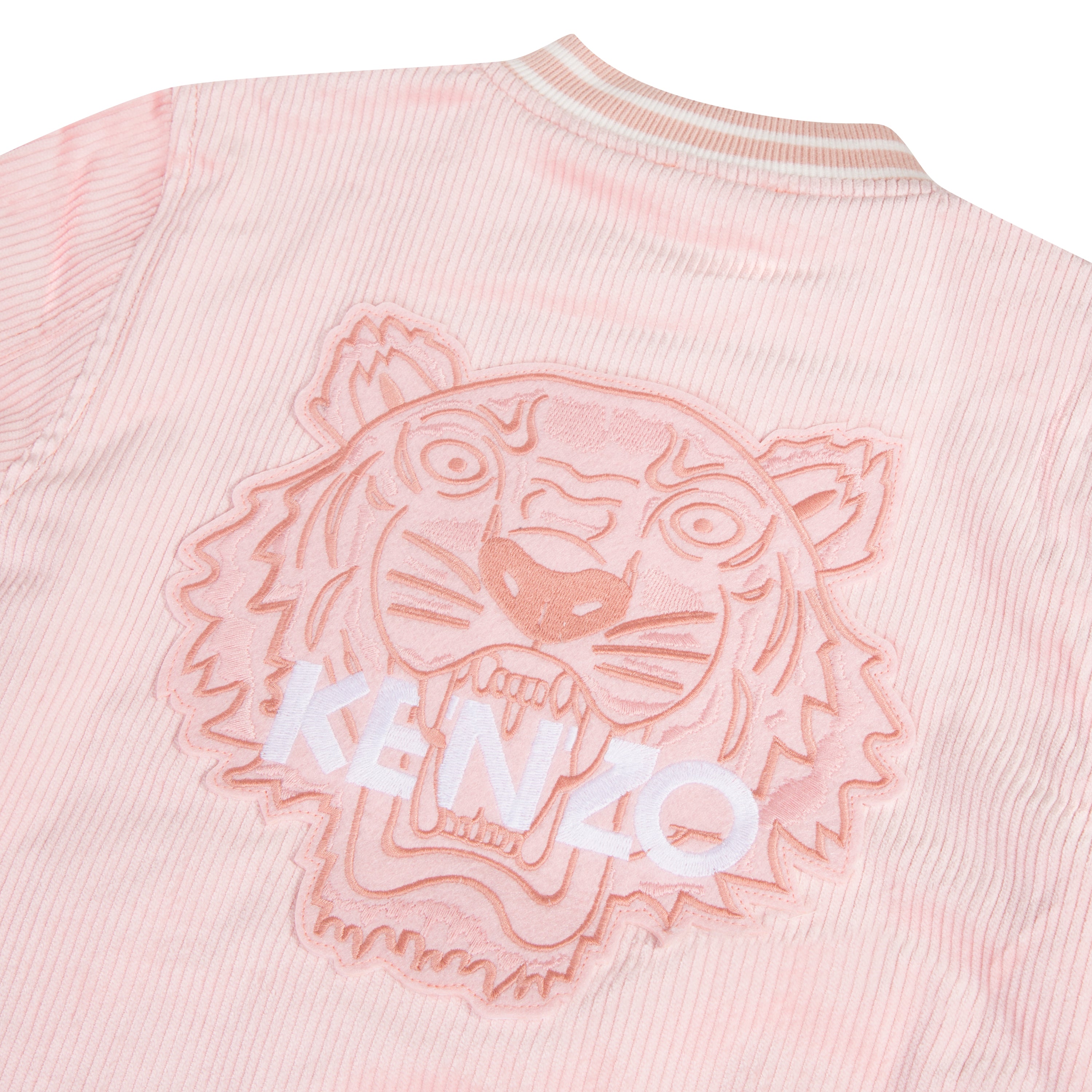 Girls Pink Printing Coat