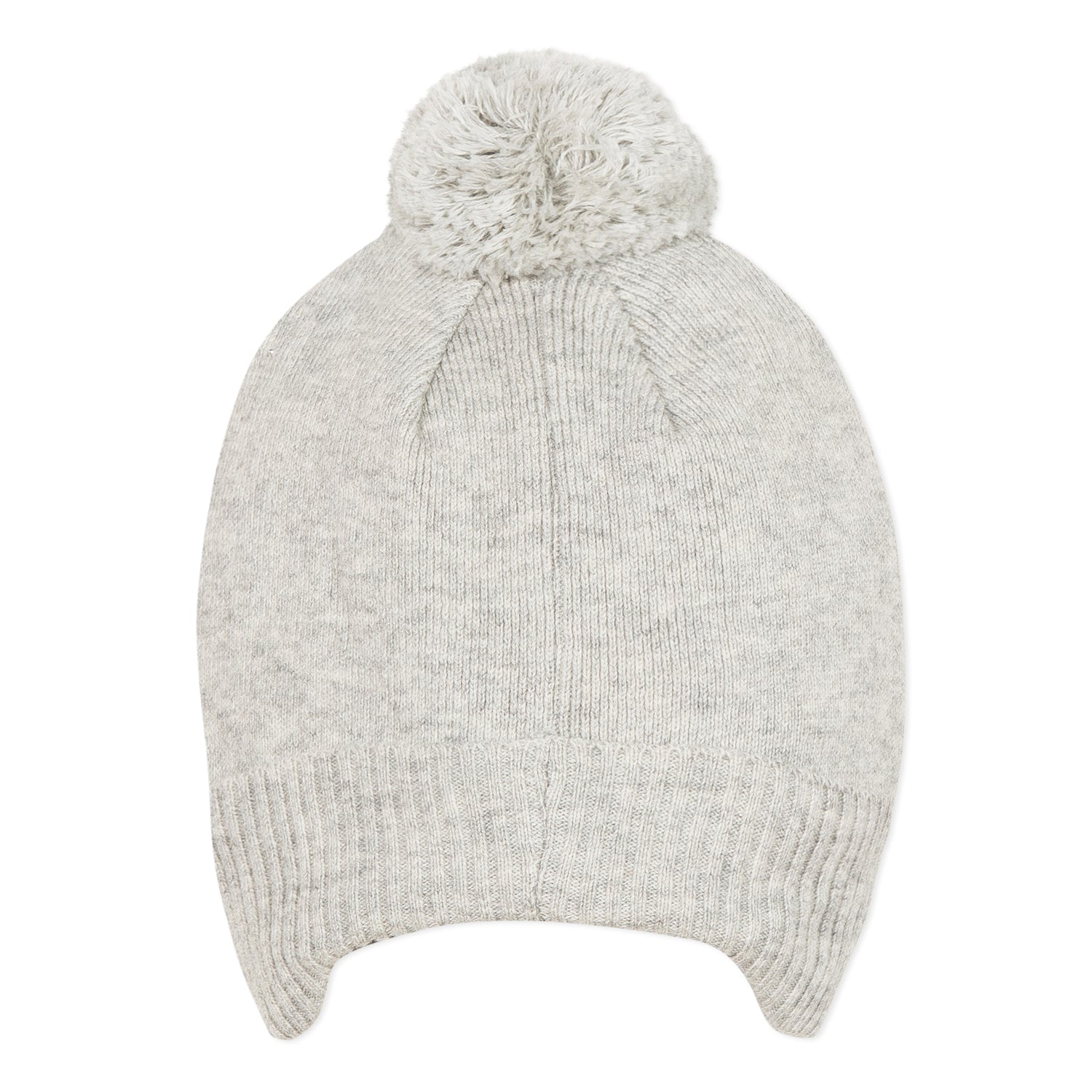 Baby Girls Light Grey Logo Cotton Hat