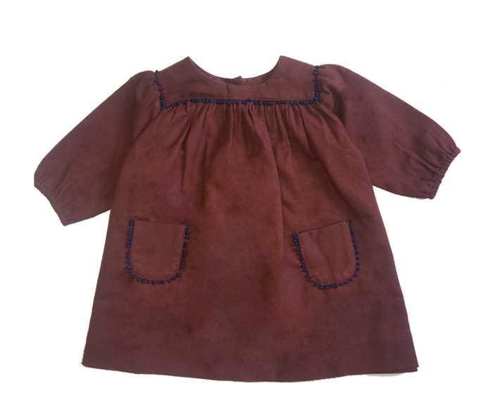 Baby Girls Chocolate Cotton Dress