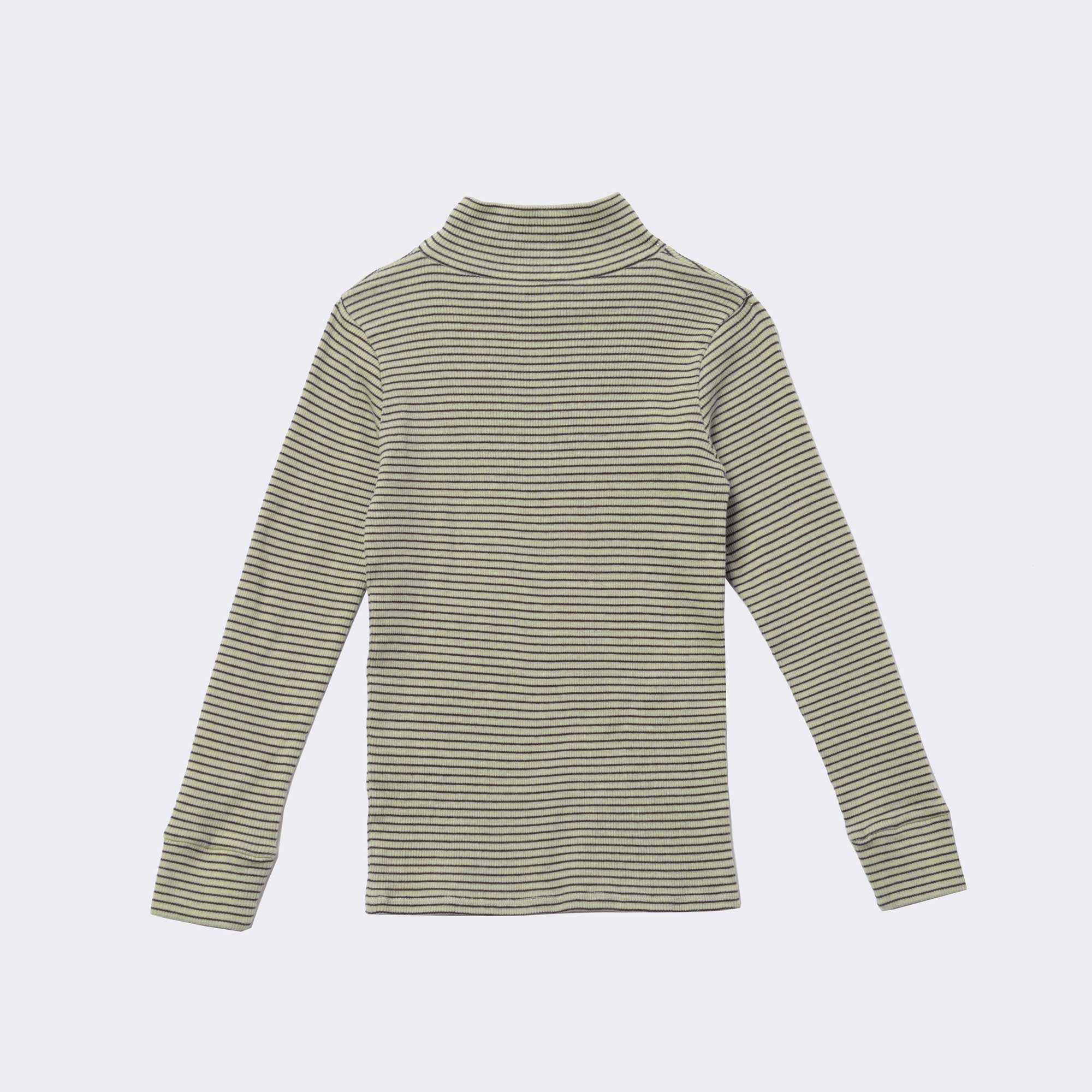 Girls Lemon Stripes Cotton T-Shirt