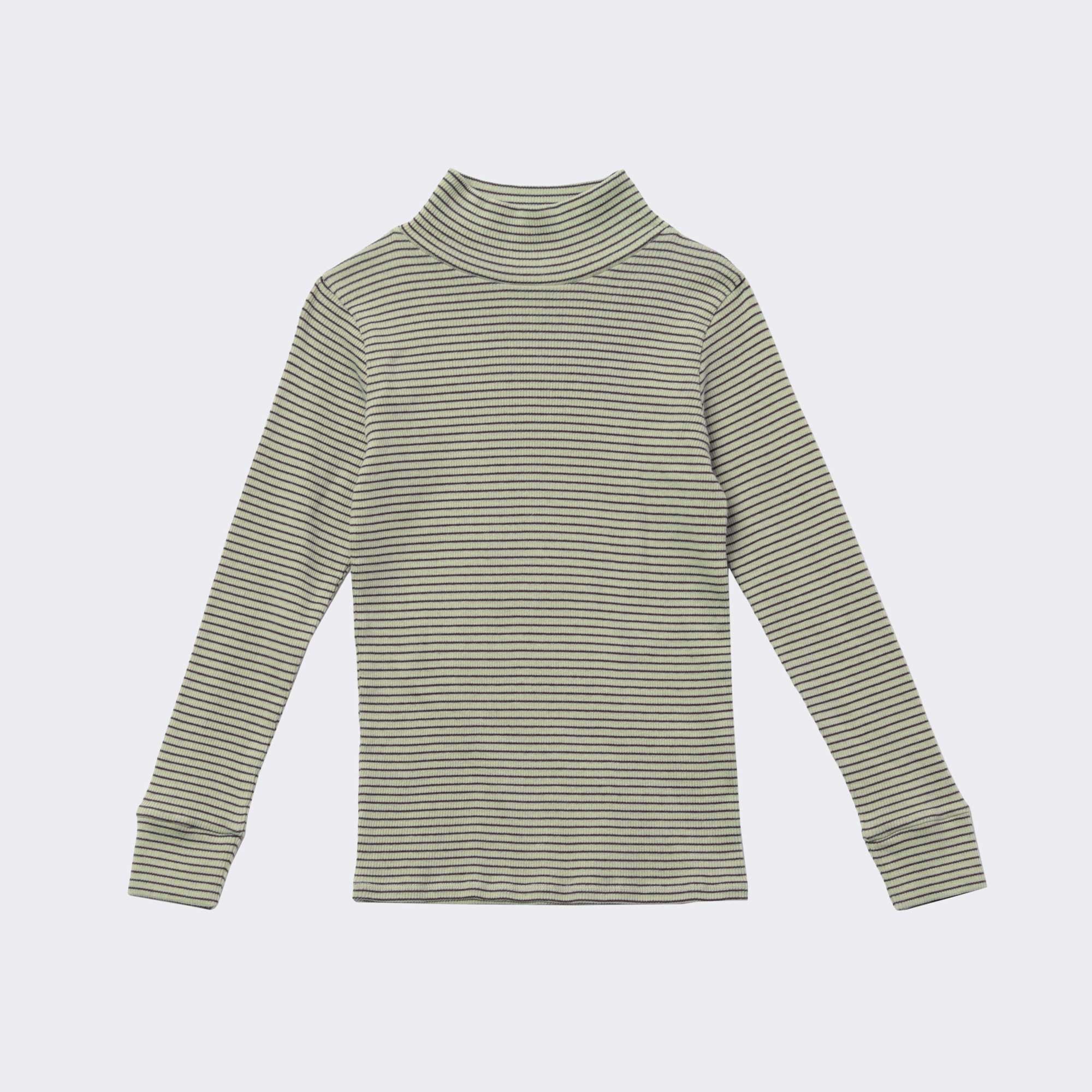 Girls Lemon Stripes Cotton T-Shirt
