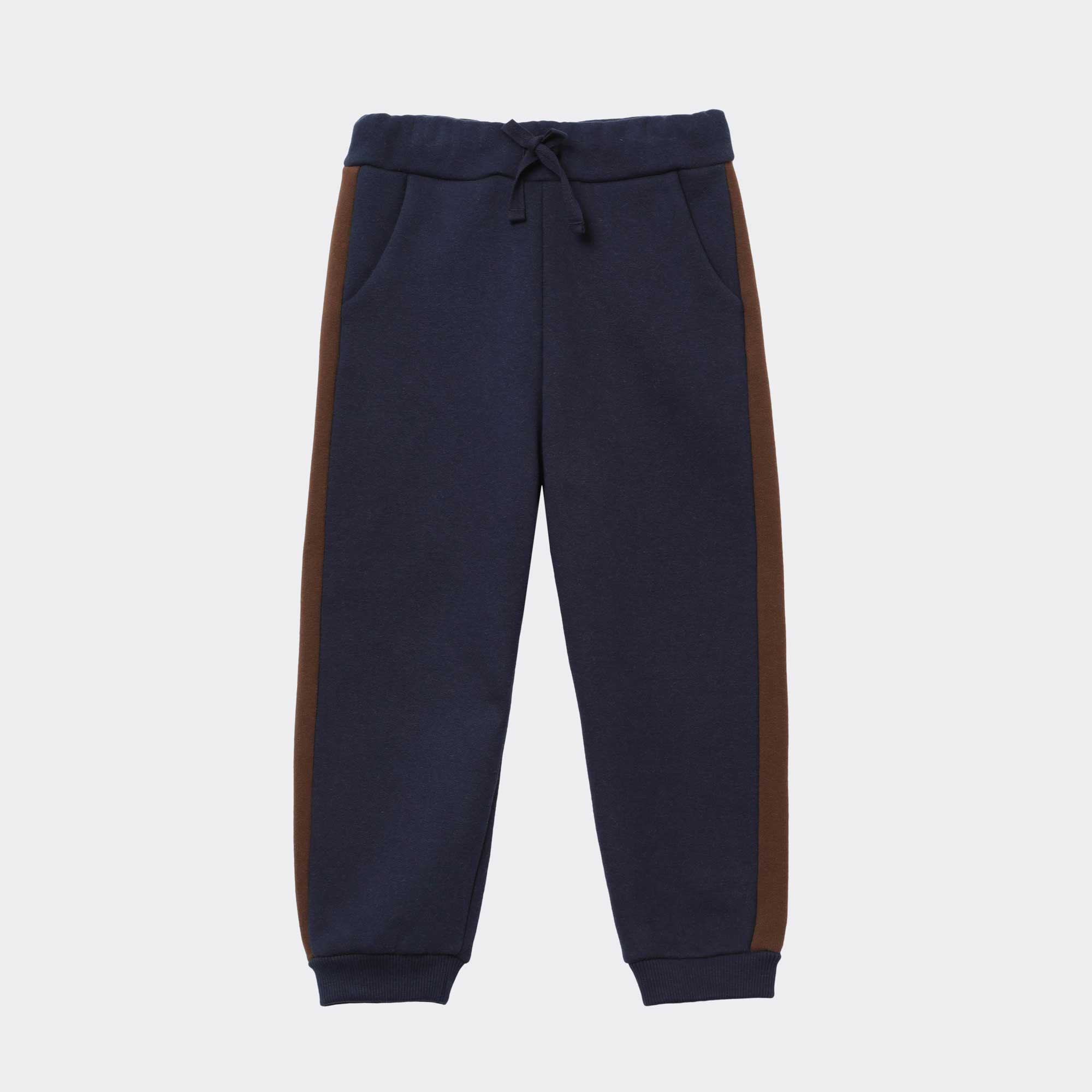 Boys & Girls Navy Cotton Trousers