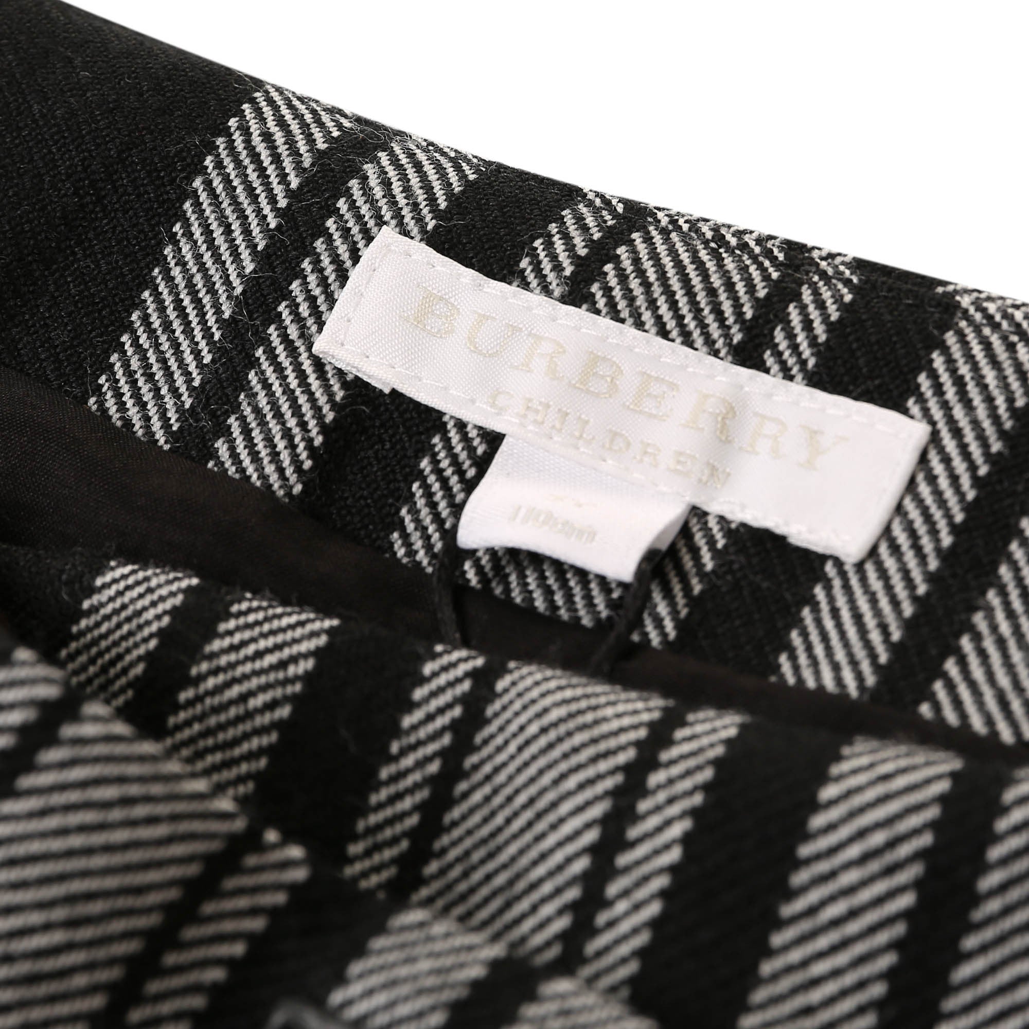 Girls Black & White Check Kilt Skirt - CÉMAROSE | Children's Fashion Store - 4