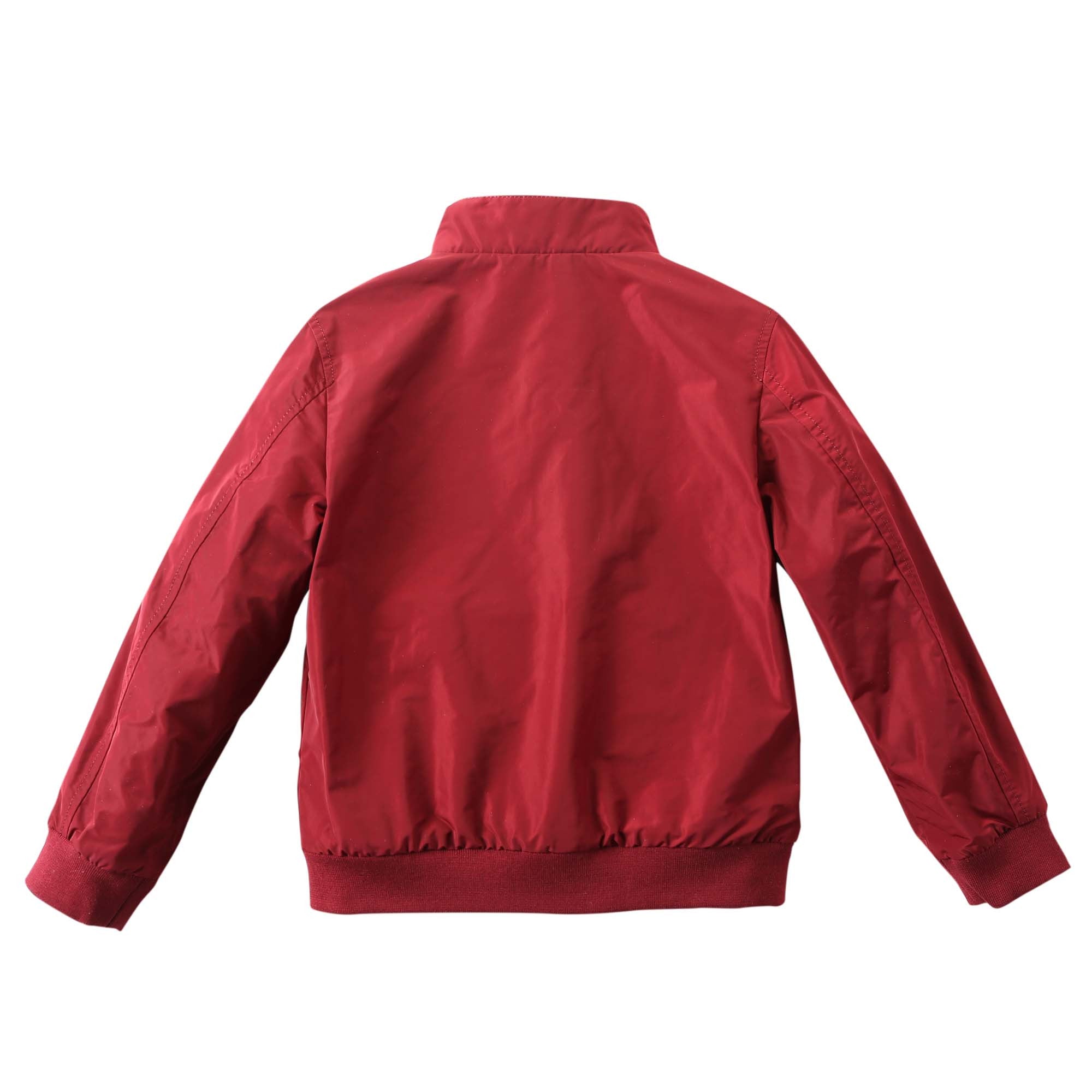 Boys Dark Red Ribbed Cuffs Jacket - CÉMAROSE | Children's Fashion Store - 2