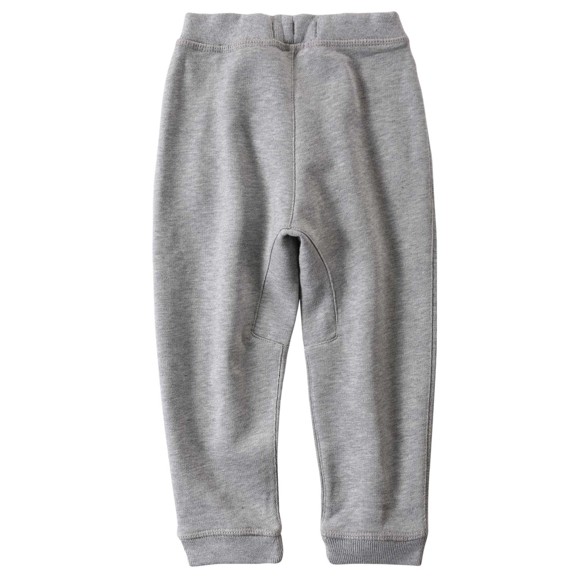 Baby Boys Grey Cotton Jersey Cotton Trouser - CÉMAROSE | Children's Fashion Store - 2