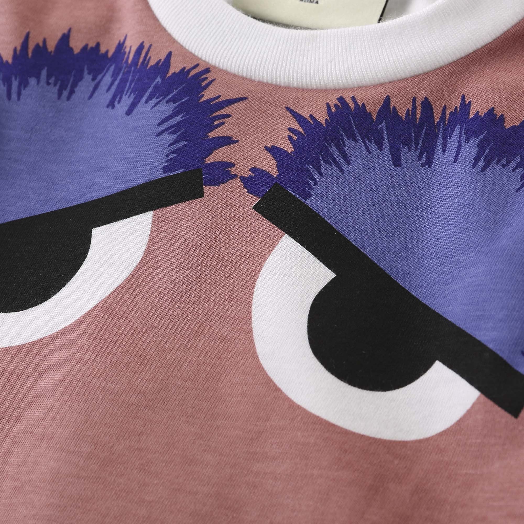 Girls Multicolor Monster Printed Cotton Dress - CÉMAROSE | Children's Fashion Store - 4