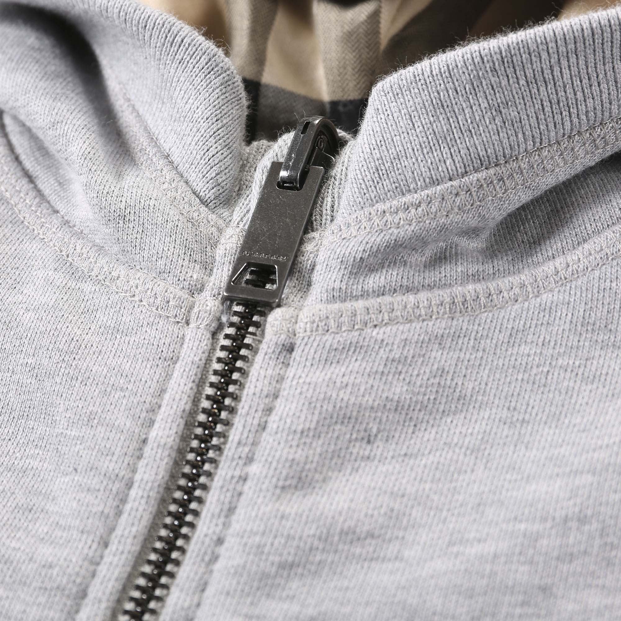 Boys Grey Cotton Jersey Hooded Zip-Up Top - CÉMAROSE | Children's Fashion Store - 4