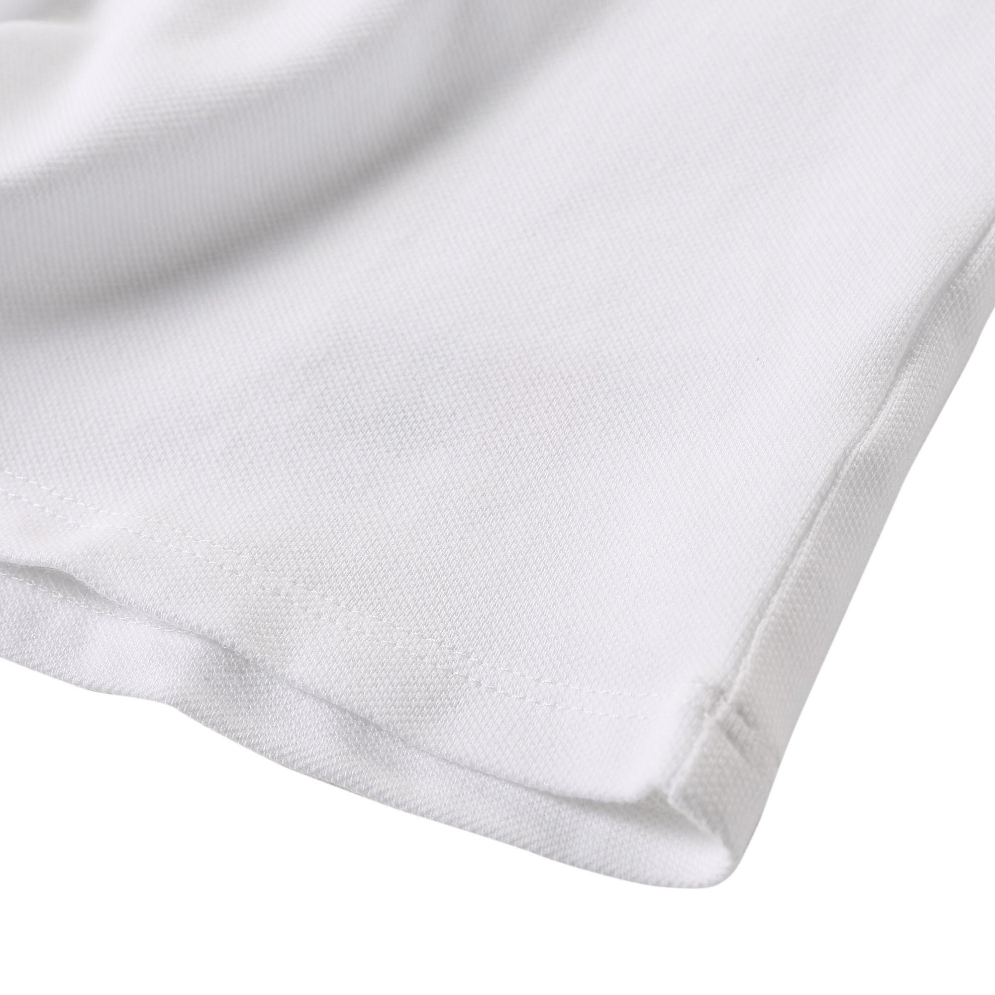 Girls White Cotton Polo Shirt With Beige Check Collar - CÉMAROSE | Children's Fashion Store - 6