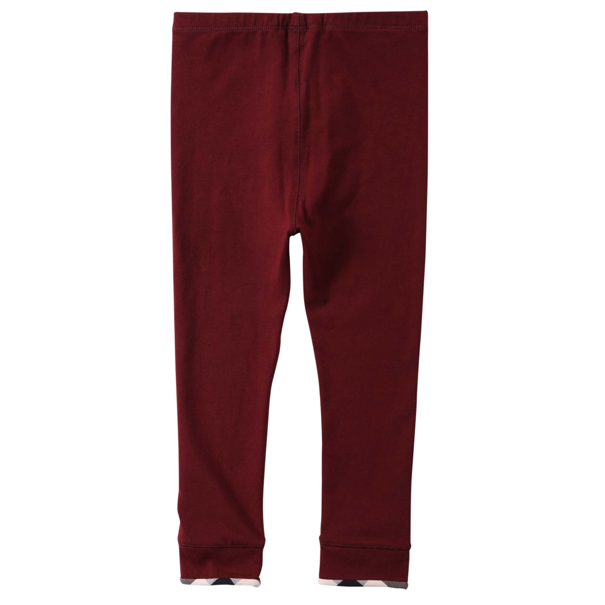 Baby Boys&Girls Deep Red Cotton Twill Chino Trousers - CÉMAROSE | Children's Fashion Store - 2