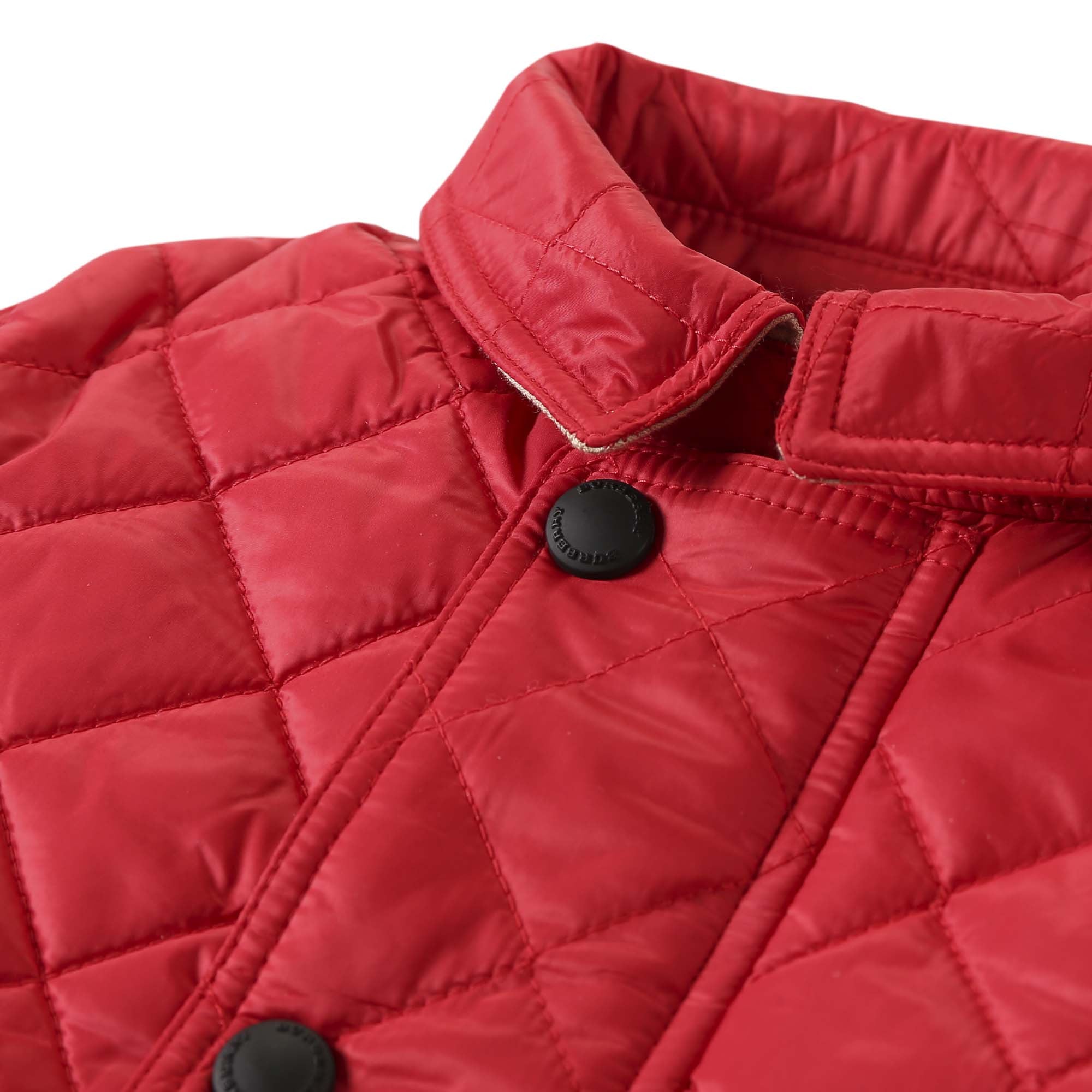 Baby Girls Light Red Padded Down Hooded Jacket - CÉMAROSE | Children's Fashion Store - 7