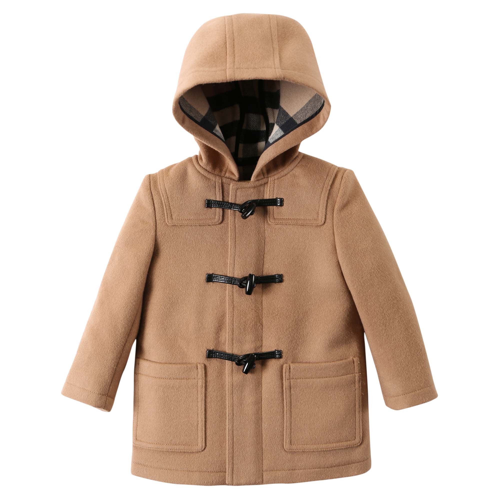 Baby Beige Wool Duffle Coat