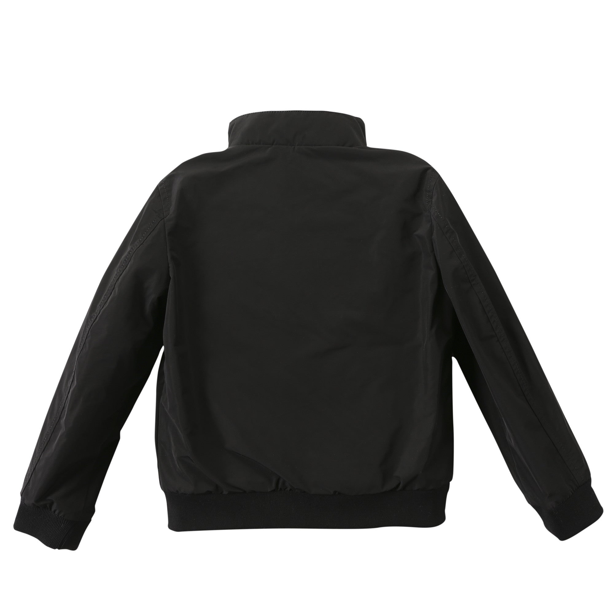 Boys Black Ribbed Cuffs Jacket - CÉMAROSE | Children's Fashion Store - 2