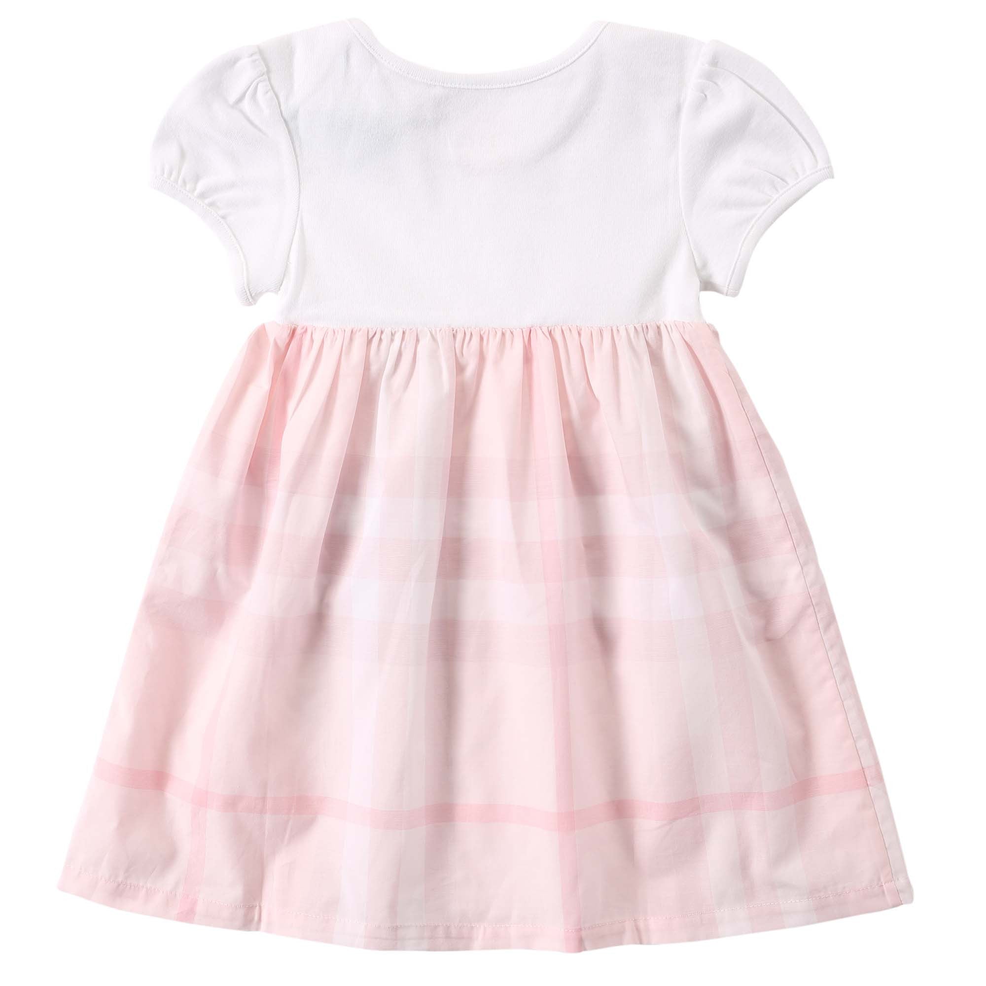 Baby Girls Ice Pink Check Dress - CÉMAROSE | Children's Fashion Store - 2