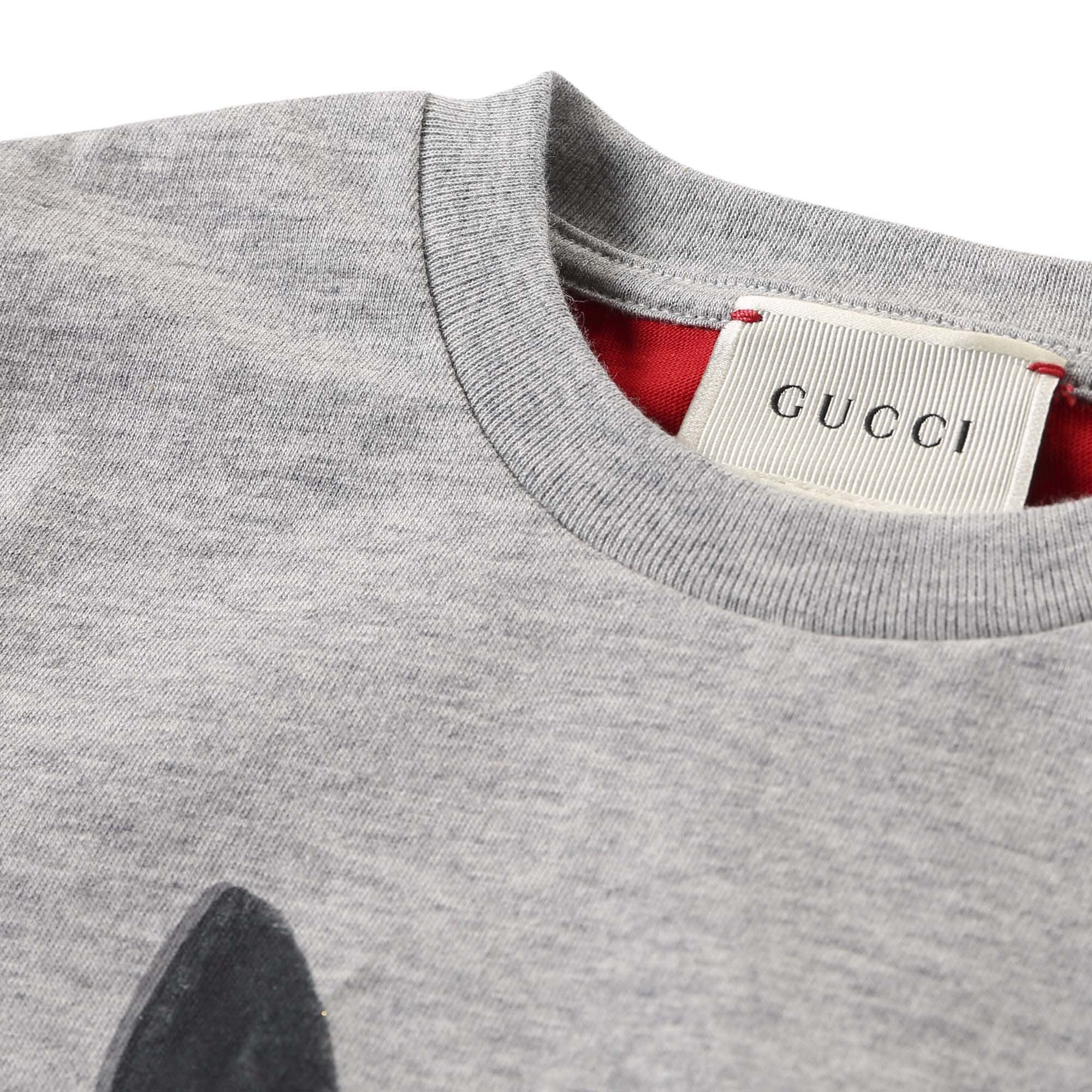 Baby Boys Dark Grey Dog Printed Trims Cotton T-Shirt - CÉMAROSE | Children's Fashion Store - 3