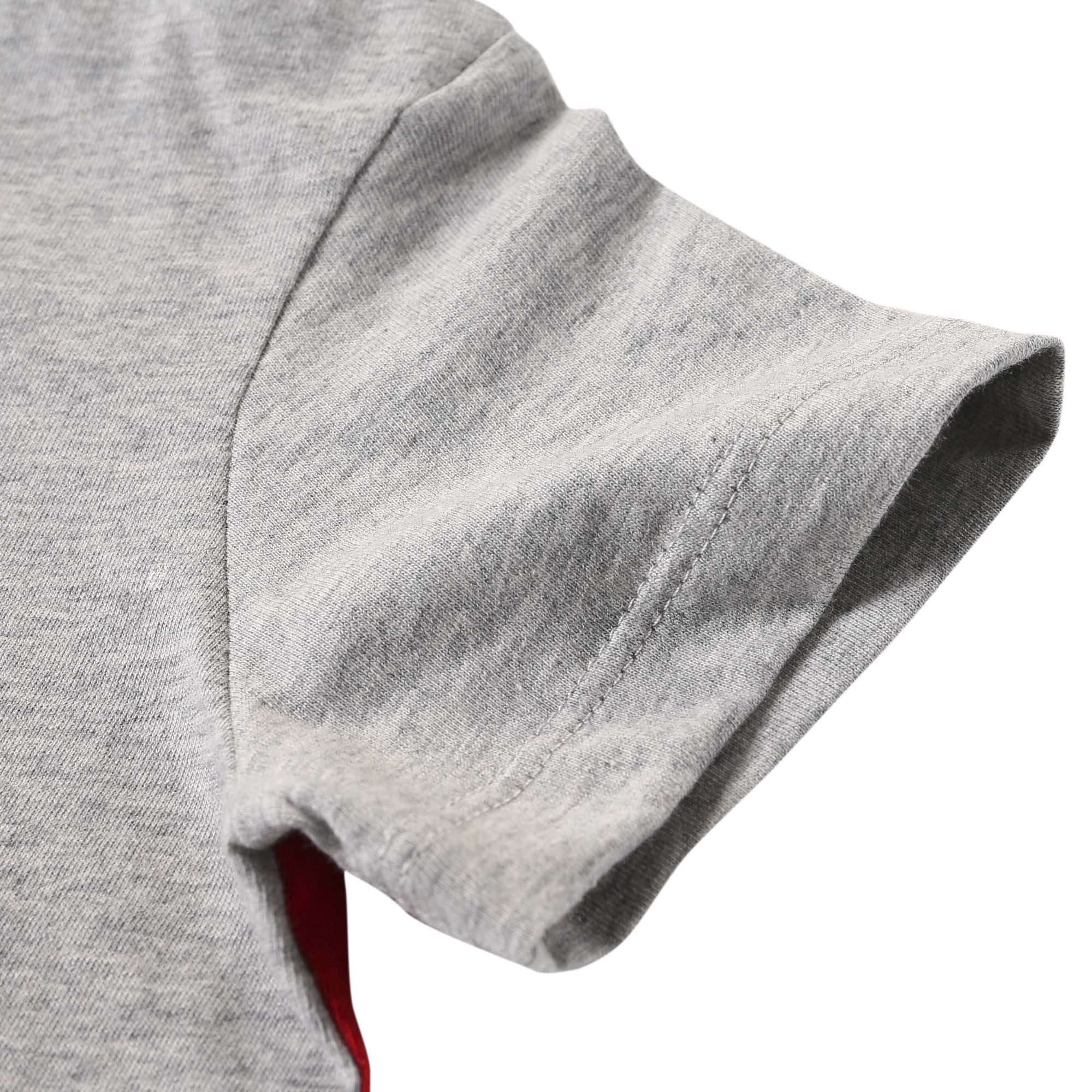 Baby Boys Dark Grey Dog Printed Trims Cotton T-Shirt - CÉMAROSE | Children's Fashion Store - 5