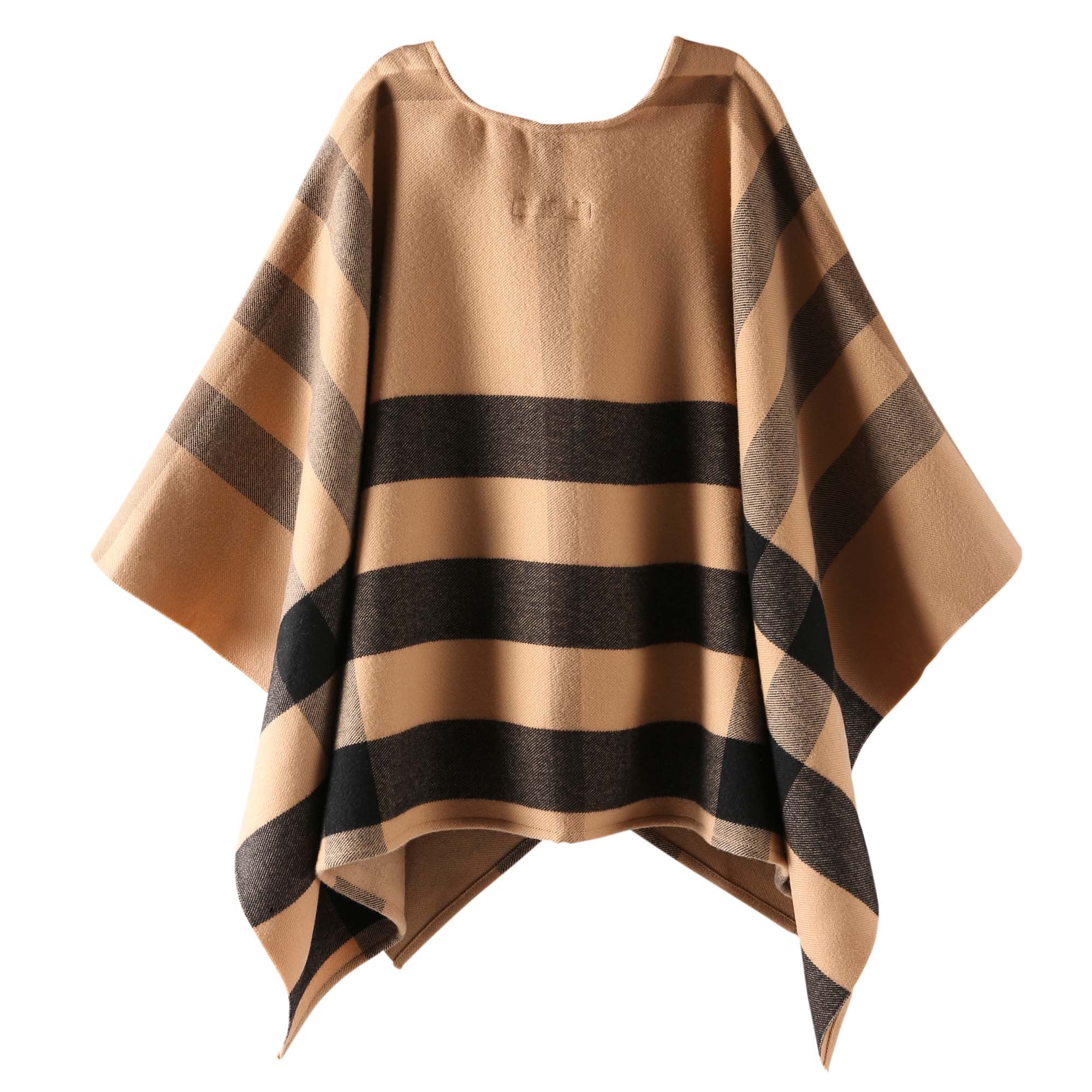 Girls Beige Wool Shawls - CÉMAROSE | Children's Fashion Store - 2