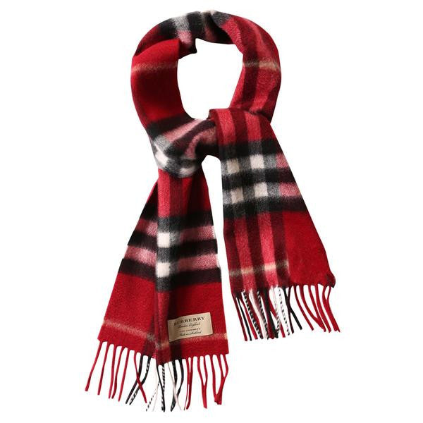 Girls Parade Red Cashmere Scarf