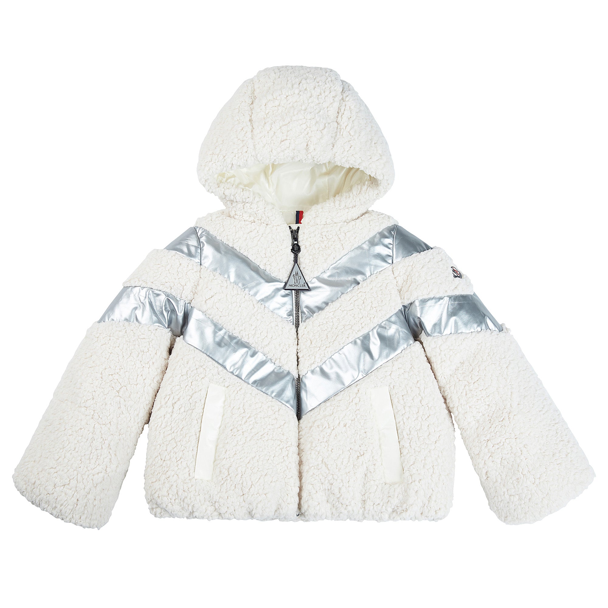Girls White "CABOURG" Padded Down Coat