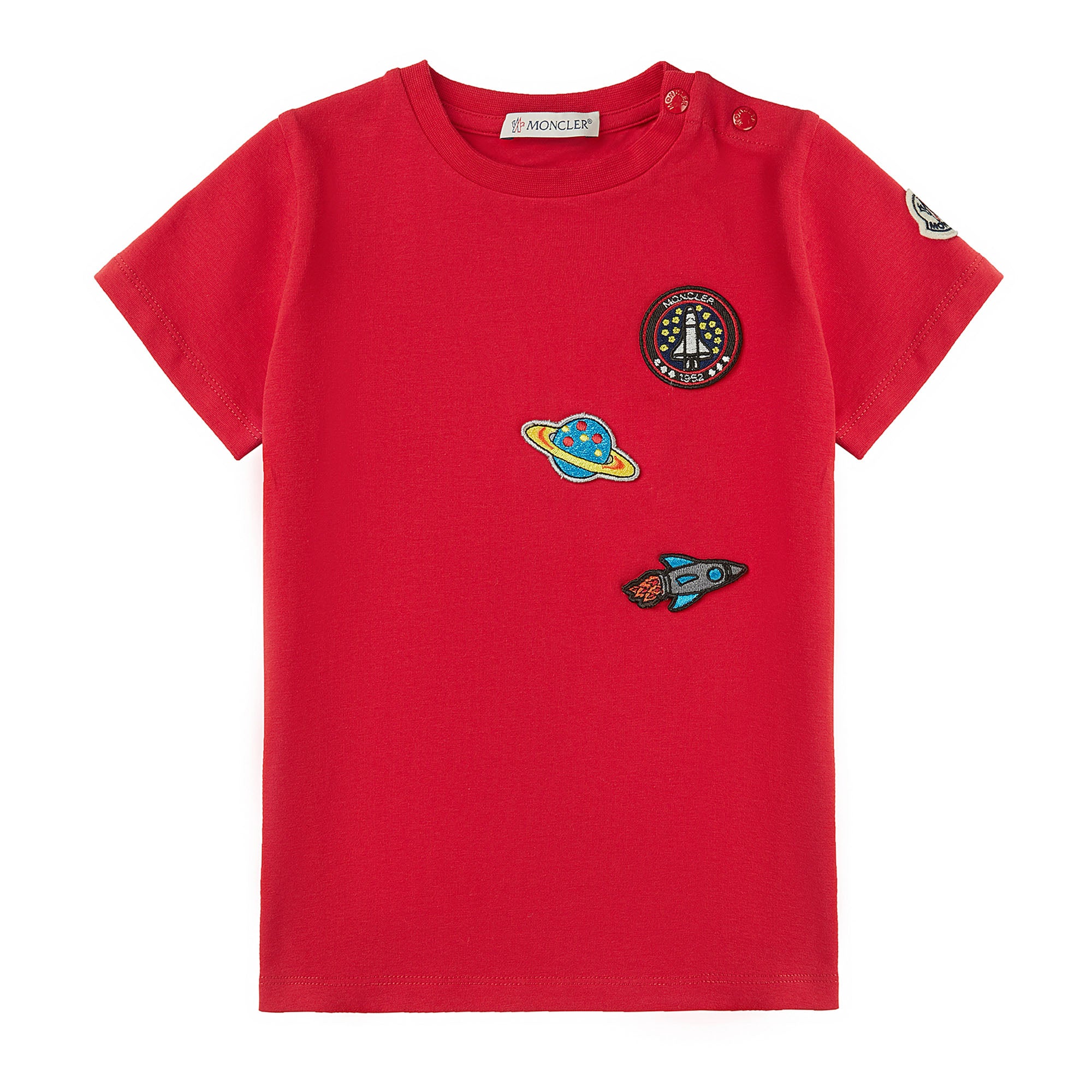 Baby Boys Red Cotton T-shirt