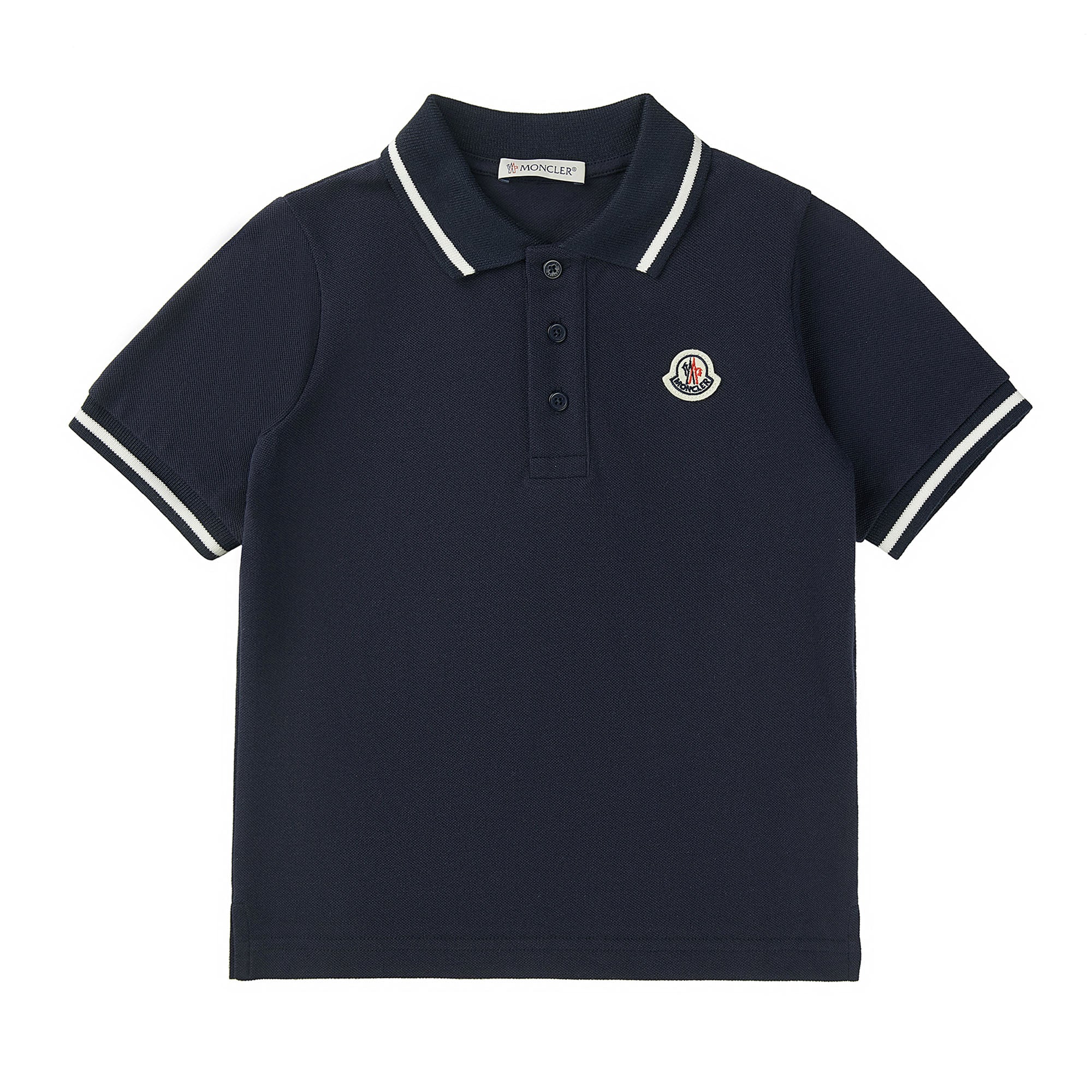 Boys Blue Cotton Polo Shirt