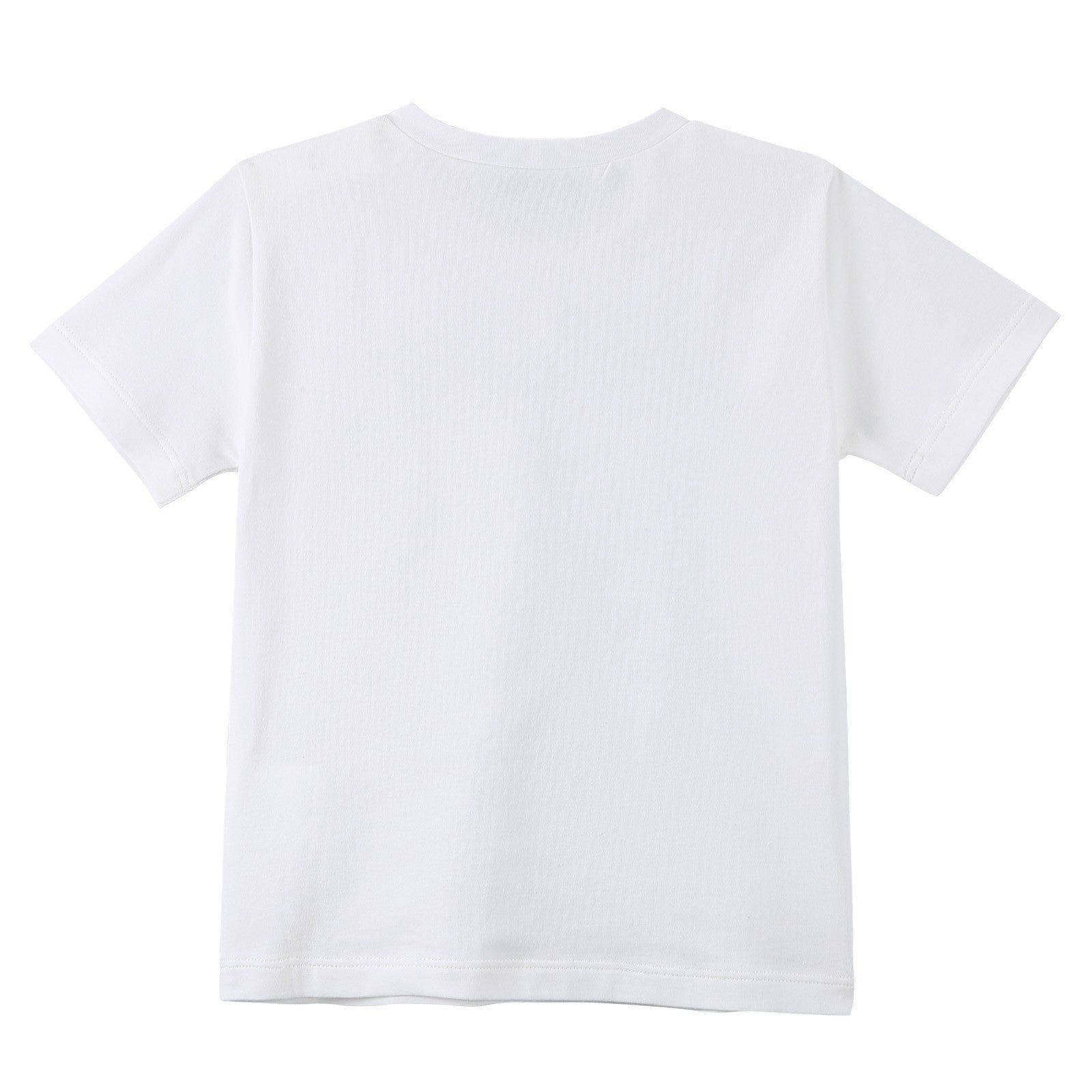 Baby Boys White Cotton T-Shirt With Photo Frame Trims Logo - CÉMAROSE | Children's Fashion Store - 2