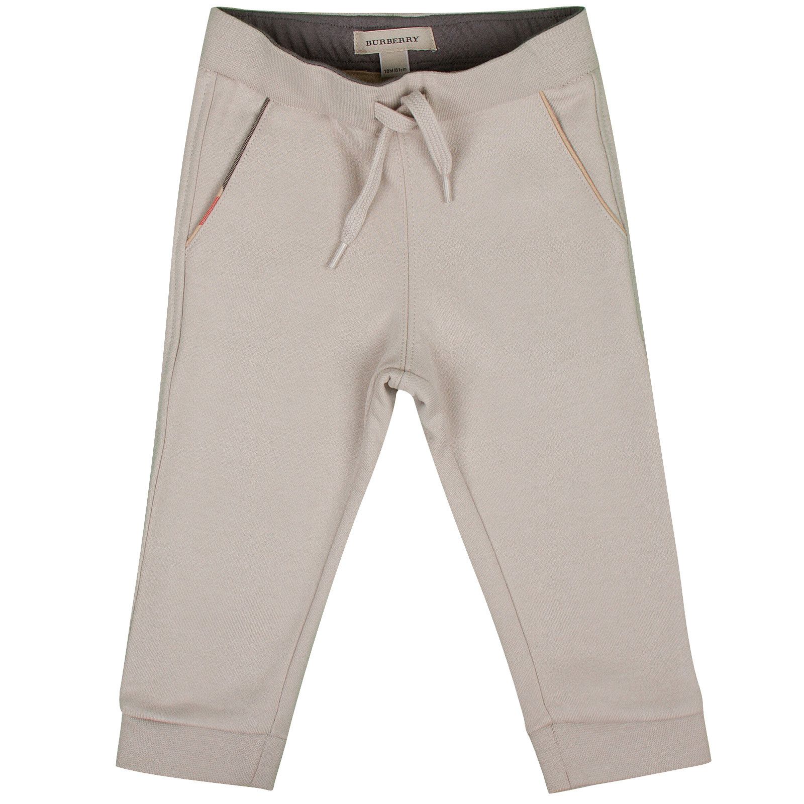 Baby Boys Beige Tracksuit With Check Lined Hood - CÉMAROSE | Children's Fashion Store - 4