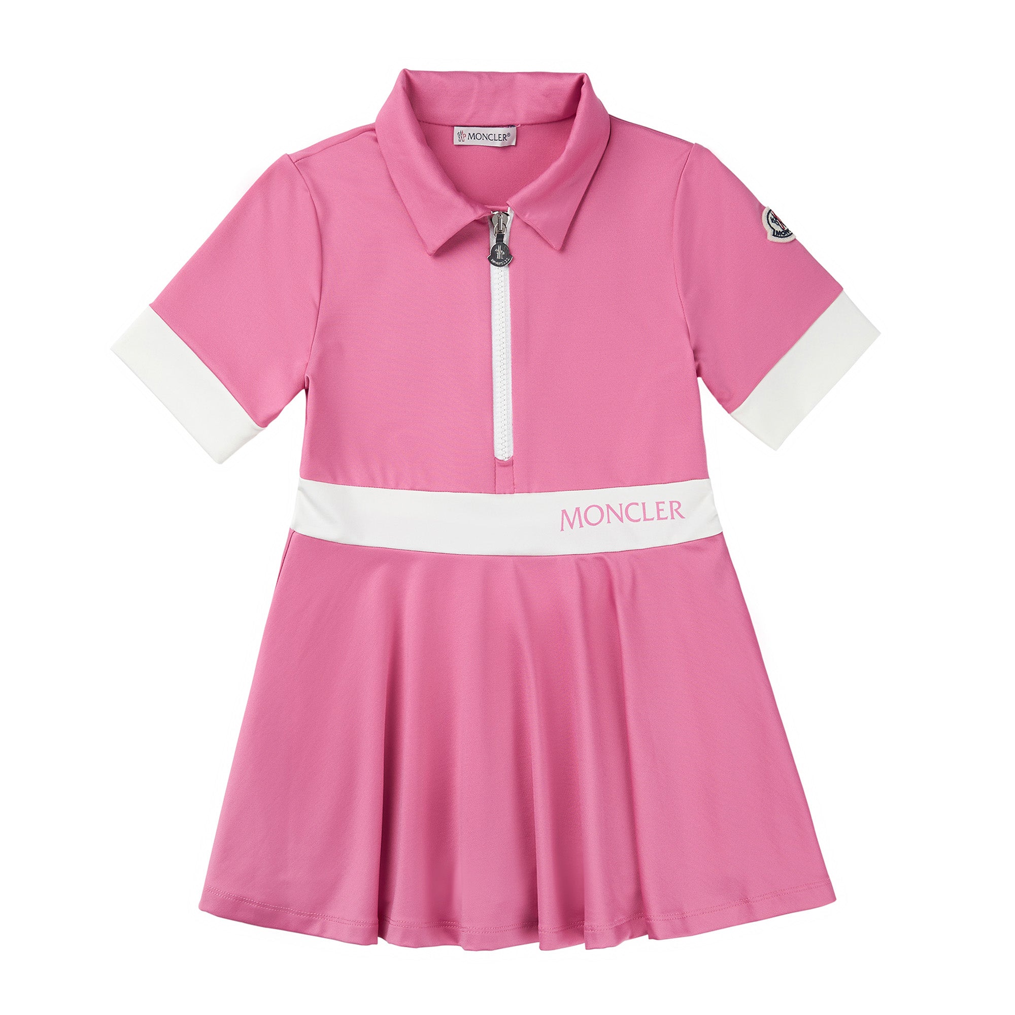 Girls Pink Logo Dress
