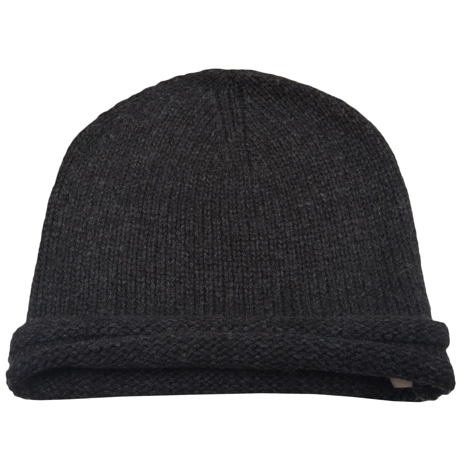 Boys Black Knitted Wool Hat - CÉMAROSE | Children's Fashion Store - 1
