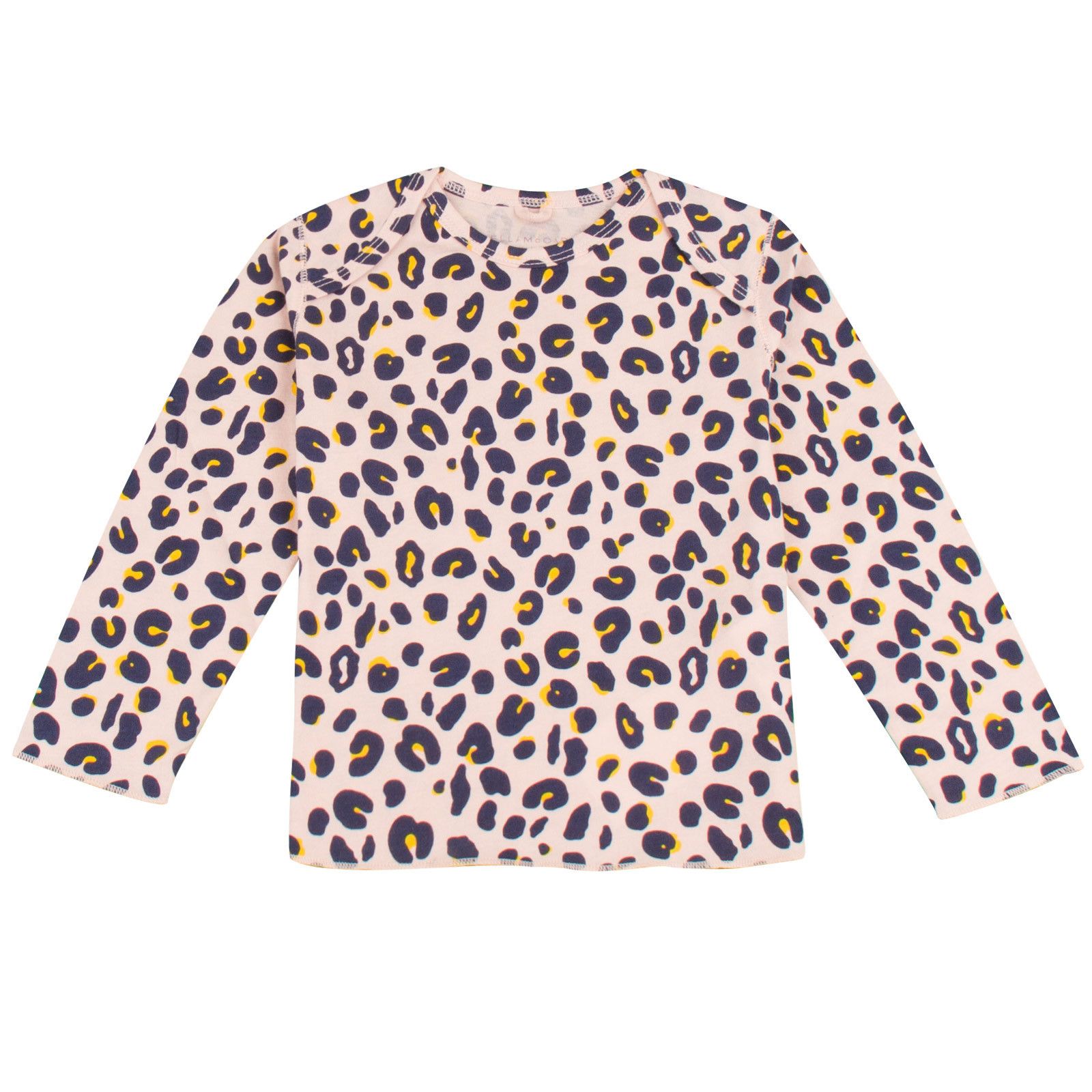 Buster/Macy Baby Pink Organic Top&Trousers With Leopard Print - CÉMAROSE | Children's Fashion Store - 1