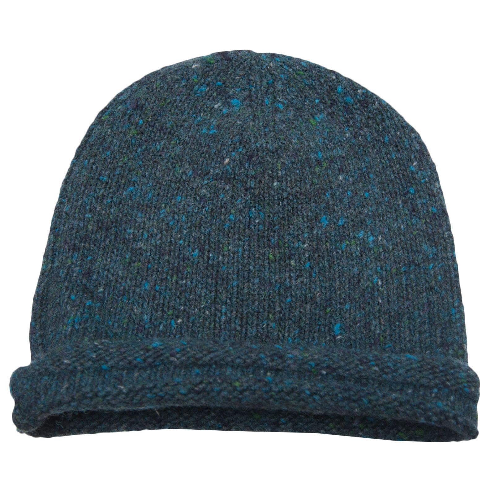 Boys Navy Blue Knitted Wool Hat - CÉMAROSE | Children's Fashion Store - 1
