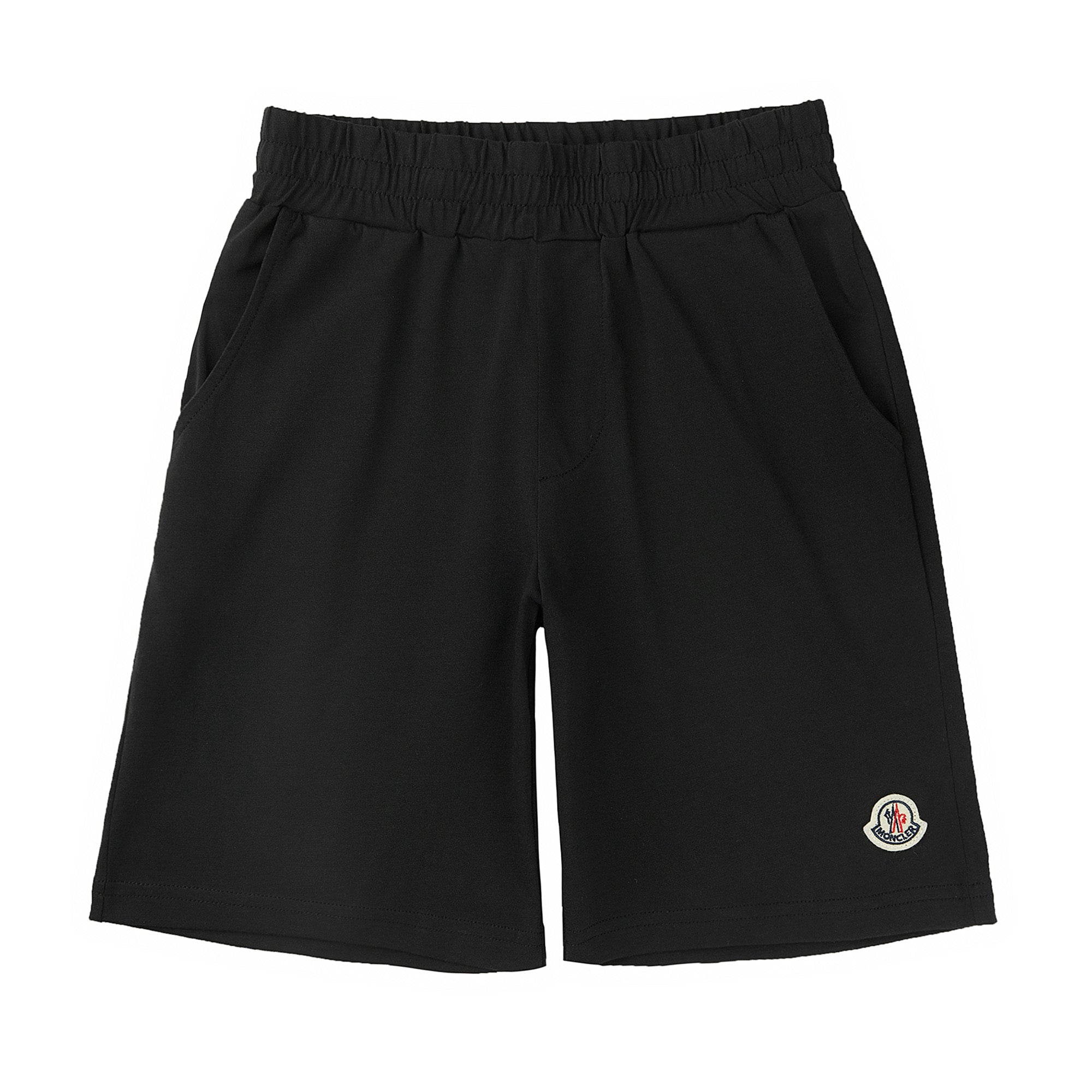 Boys Black Cotton Shorts