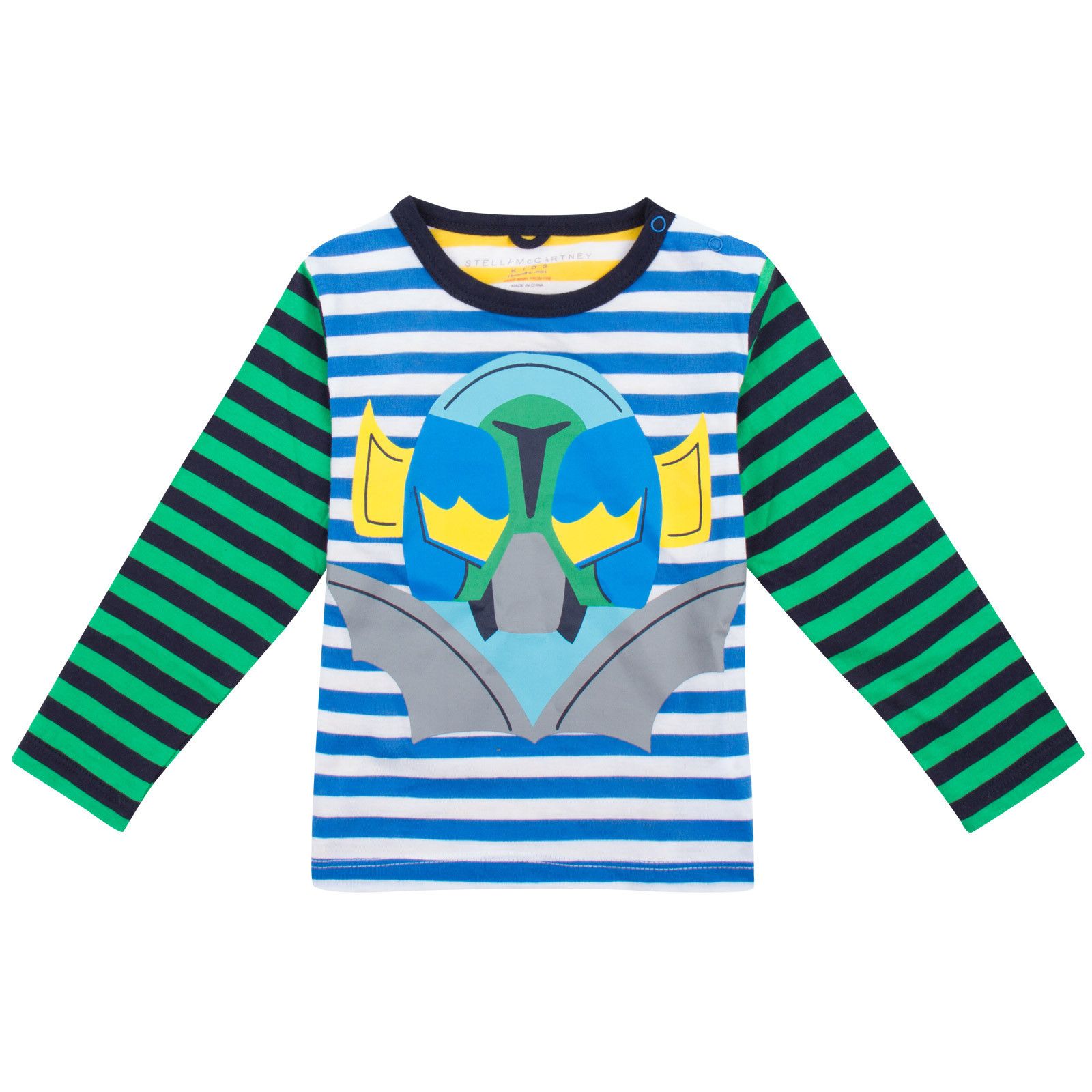 Georgie Baby Mix Striped Super Stella Heroes Long Sleeve T-Shirt - CÉMAROSE | Children's Fashion Store - 1