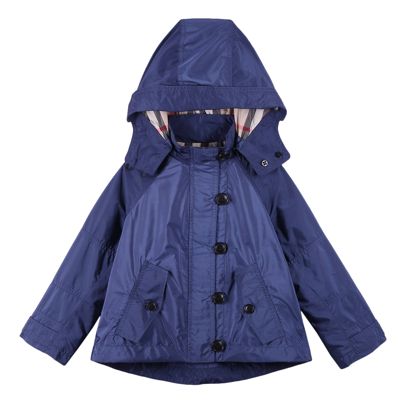 Boys Purple Hooded Cotton Jacket - CÉMAROSE | Children's Fashion Store - 1