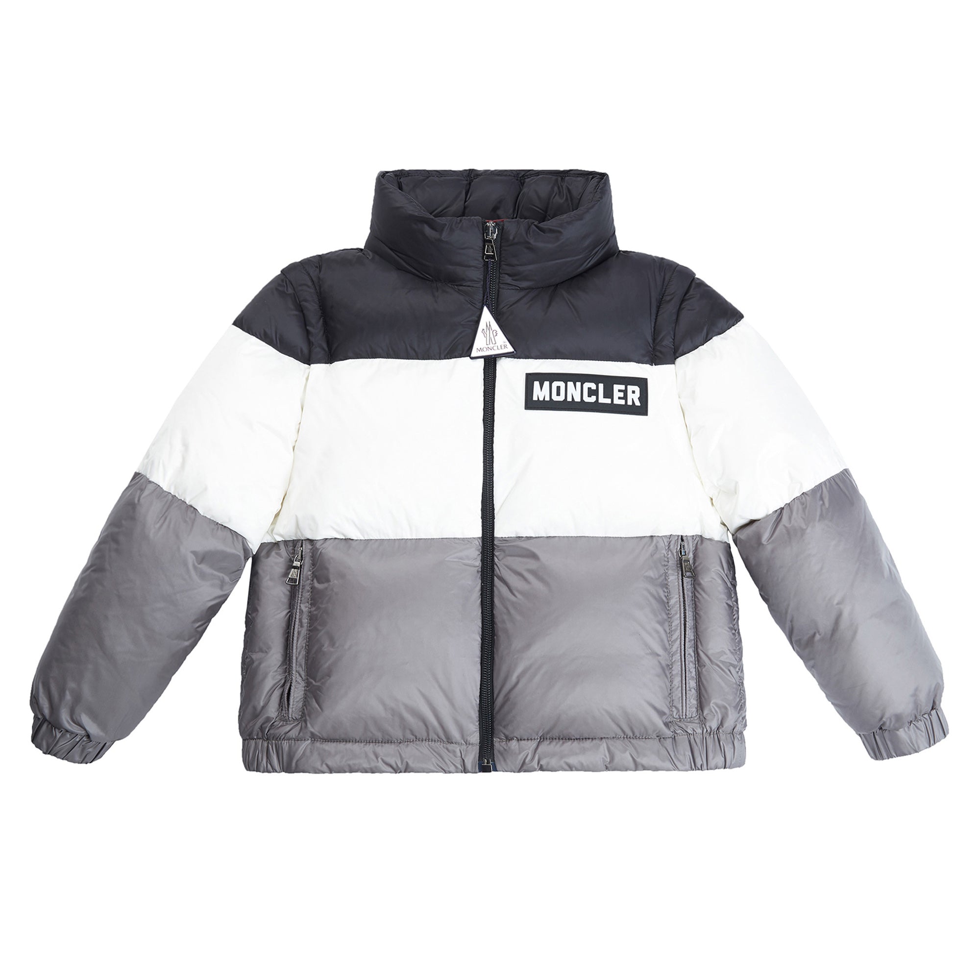 Boys Black "MIMIZAN" Padded Down Coat