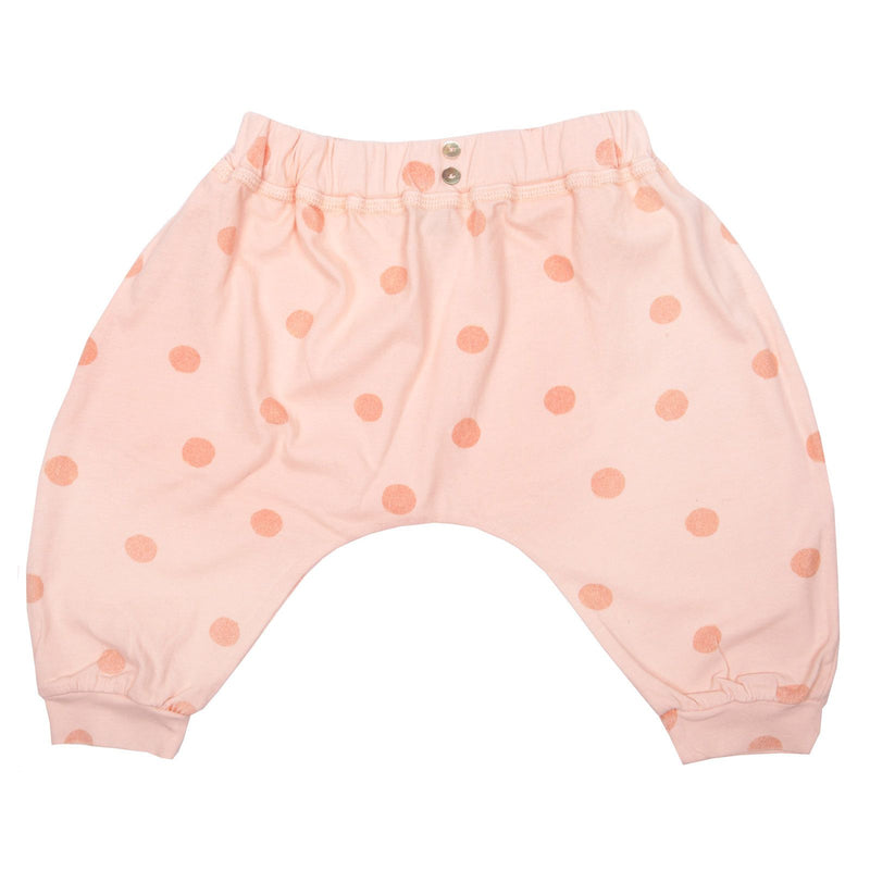 Girls Light Pink Spot Printed Trousers - CÉMAROSE | Children's Fashion Store