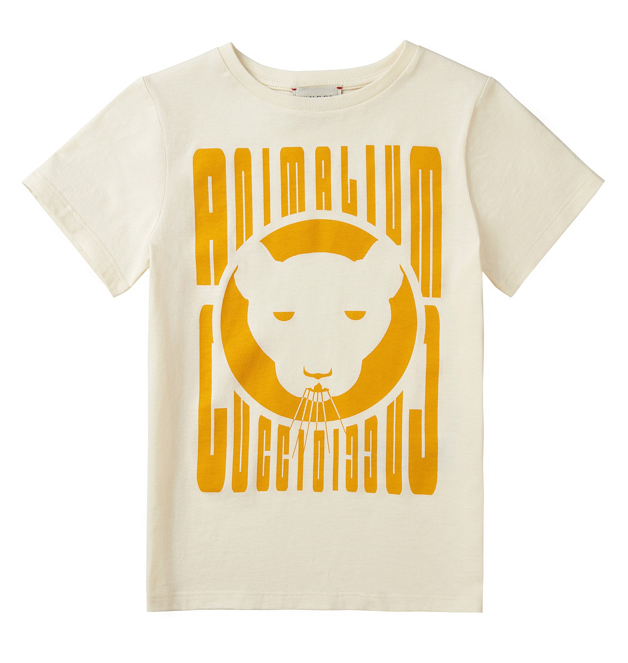 Girls Light Yellow Cotton T-shirt